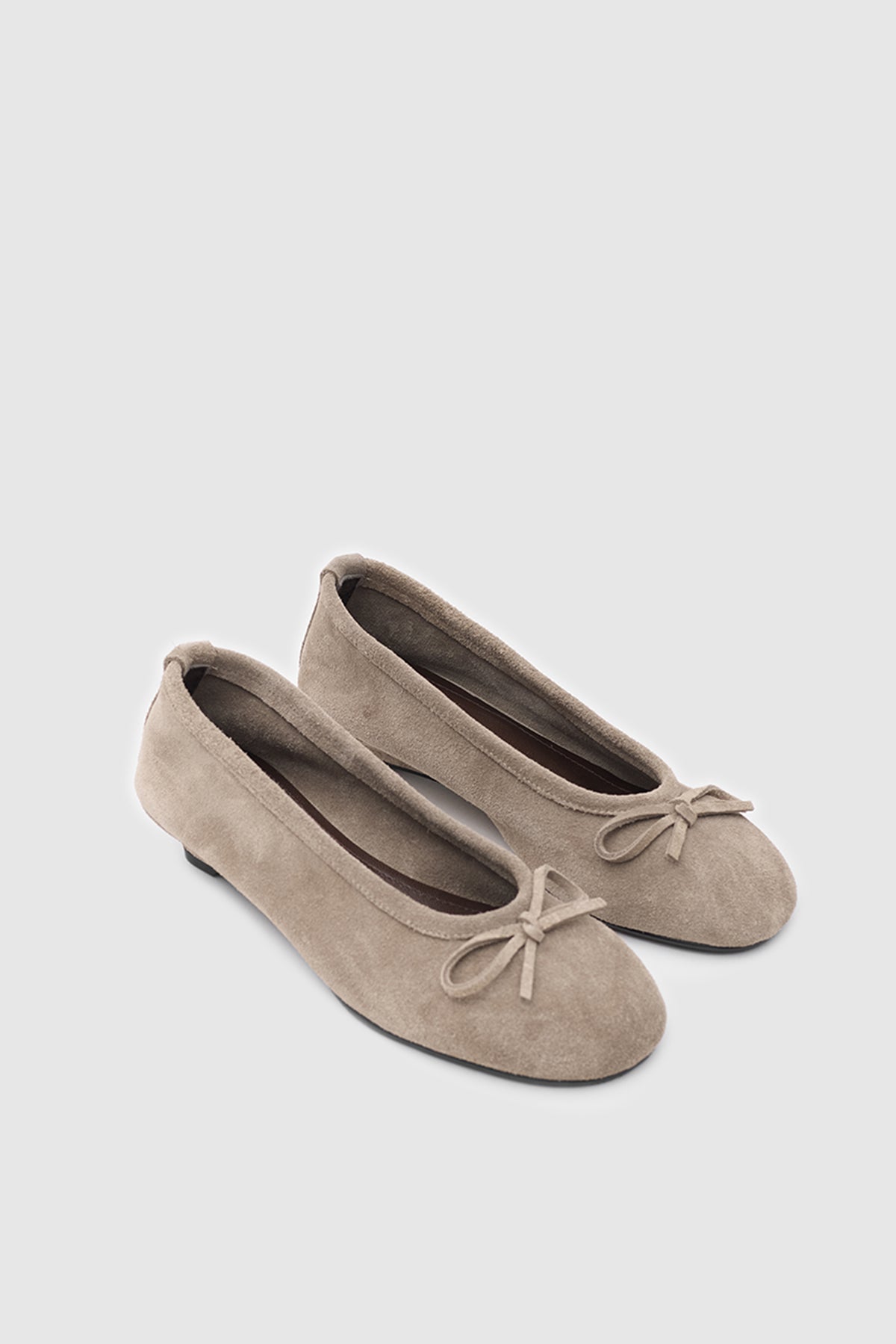 SUVEA LORA Suede Ballet Flat - Kum Suet