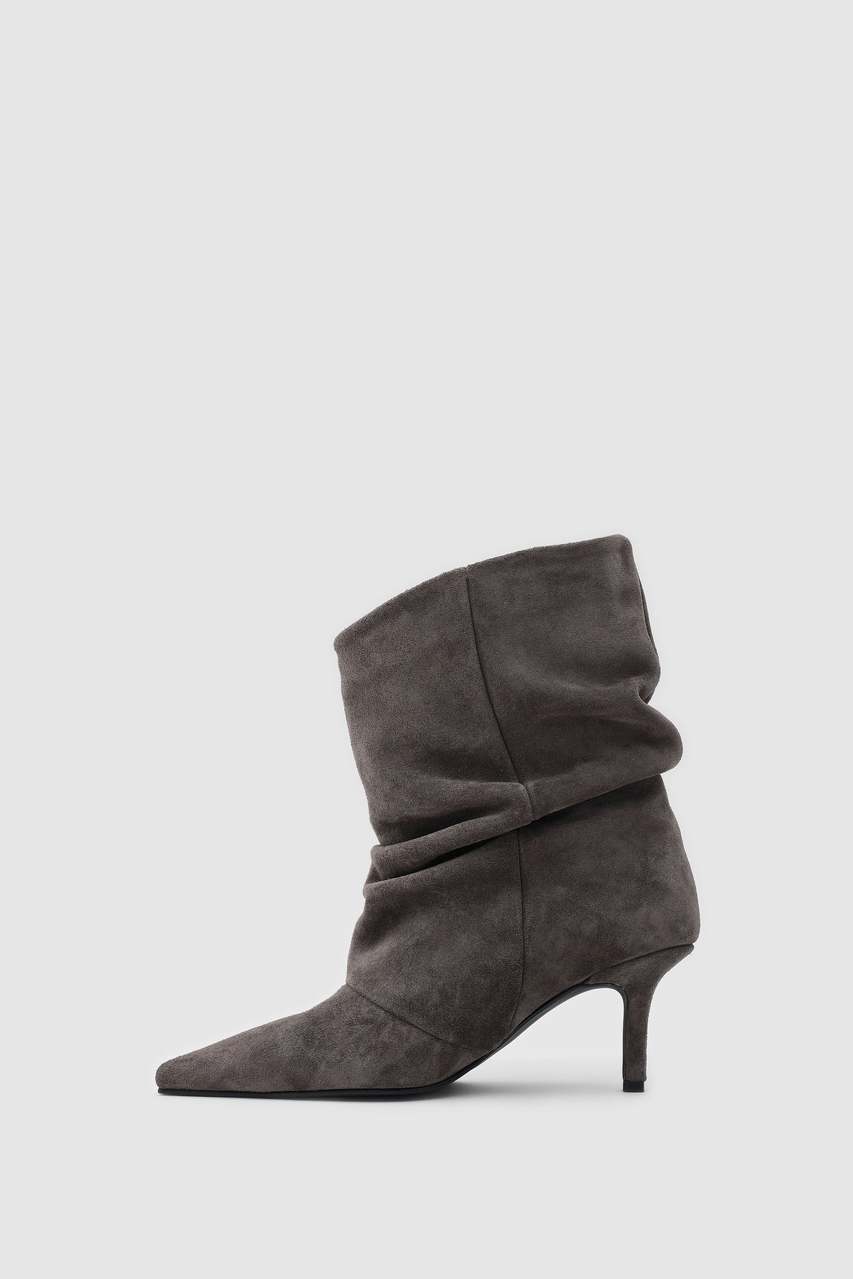 VELORA SLOUCHY BOOT - Antrasit Suet