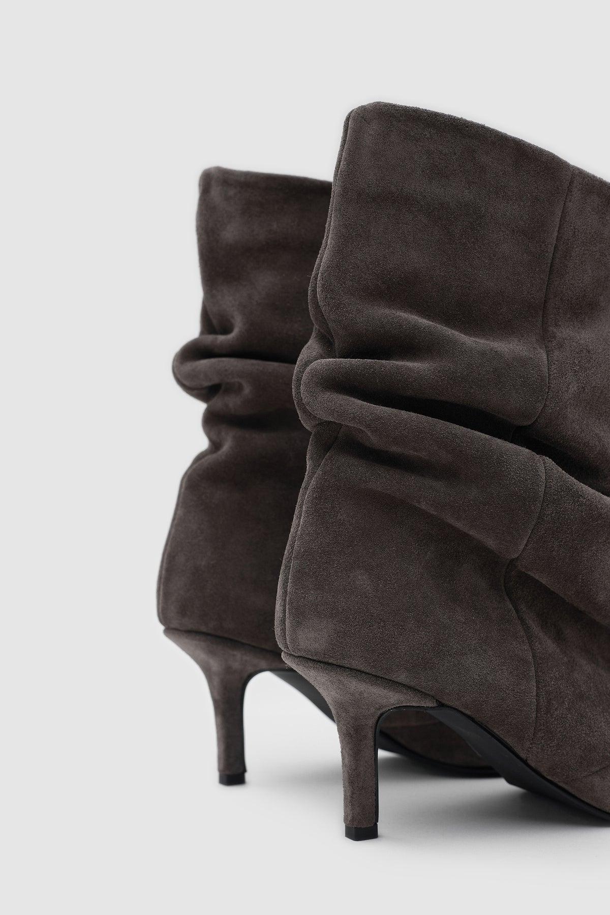 VELORA SLOUCHY BOOT - Antrasit Suet
