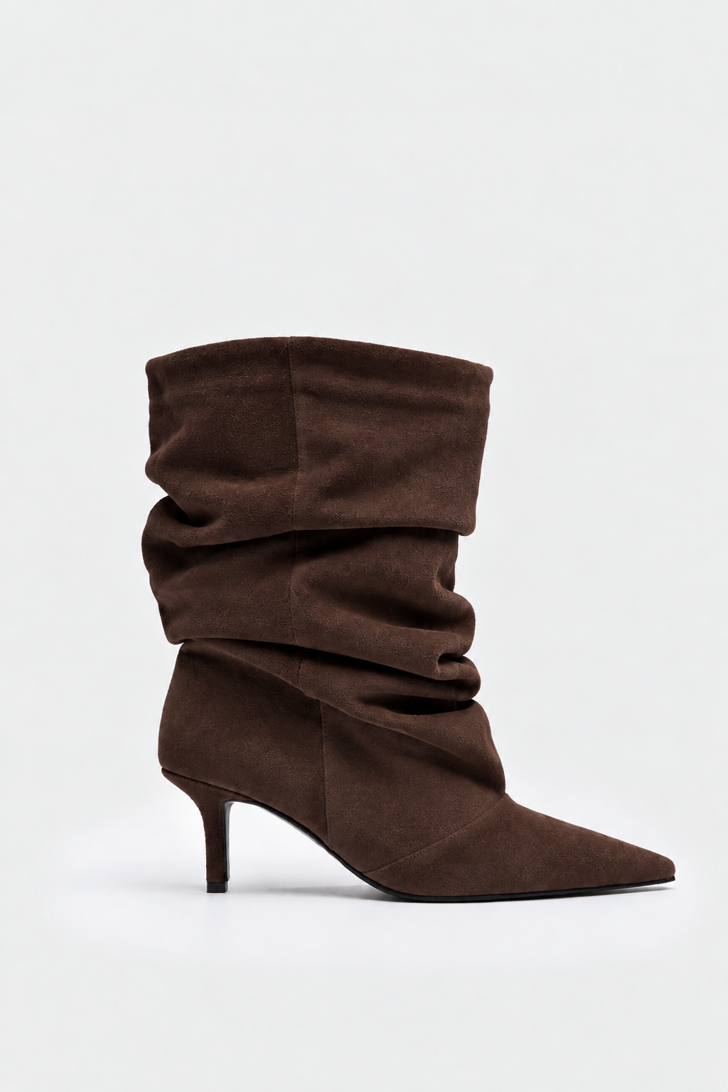 VELORA SLOUCHY BOOT - Kahve Suet