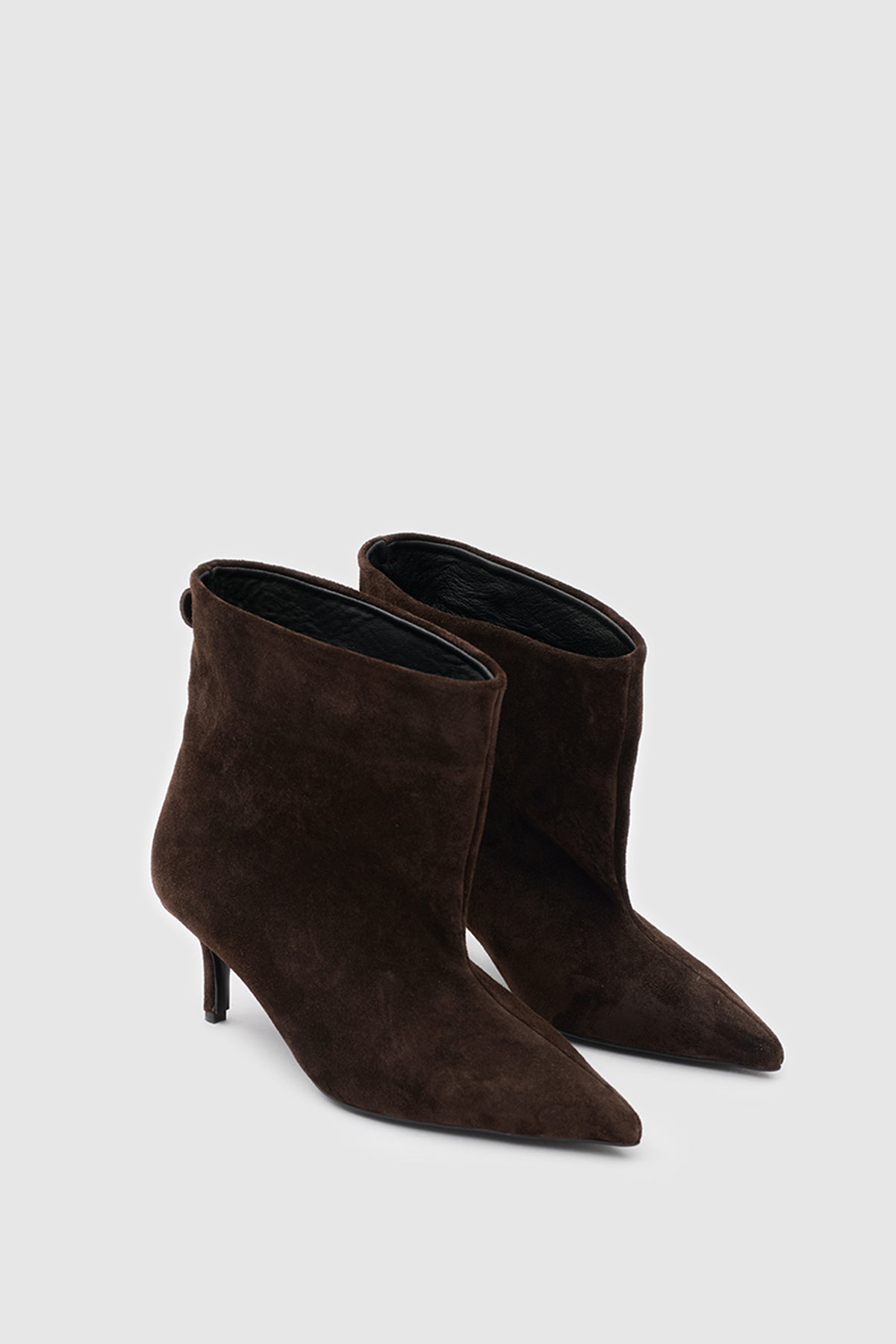 ZELIA SUEDE ANKLE BOOTS - Kahve Suet