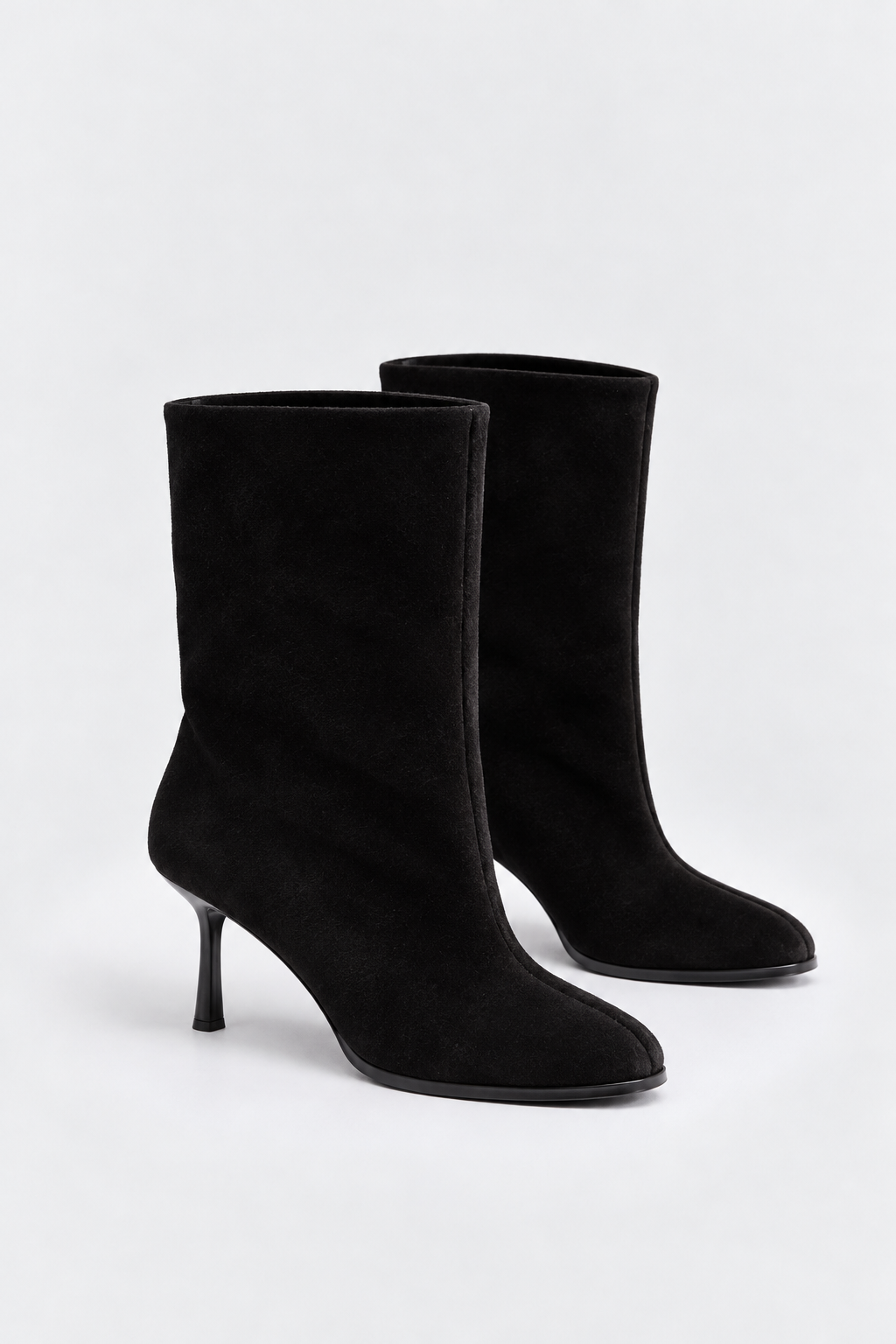 SUVEA NOE Suede Ankle Boots - Siyah Suet