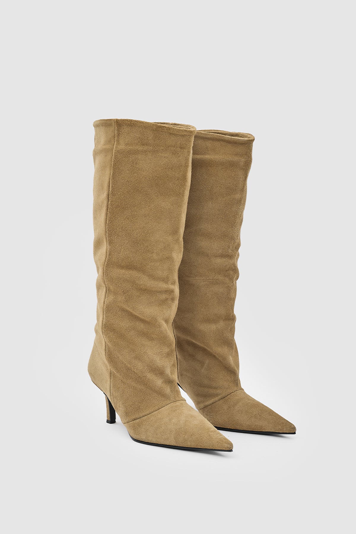 SUVEA VAREL SUEDE BOOT - Nude Suet