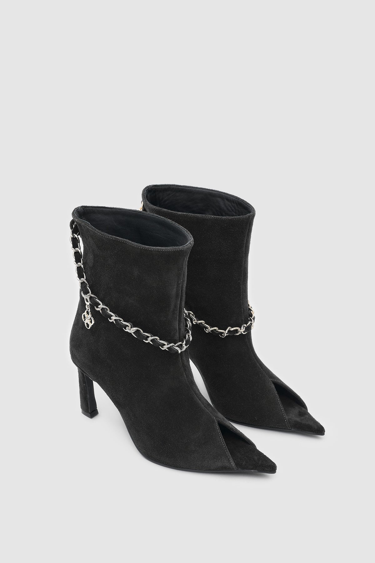 OGGO 26K041 SUVEA VESRA BOOTS - Siyah Suet