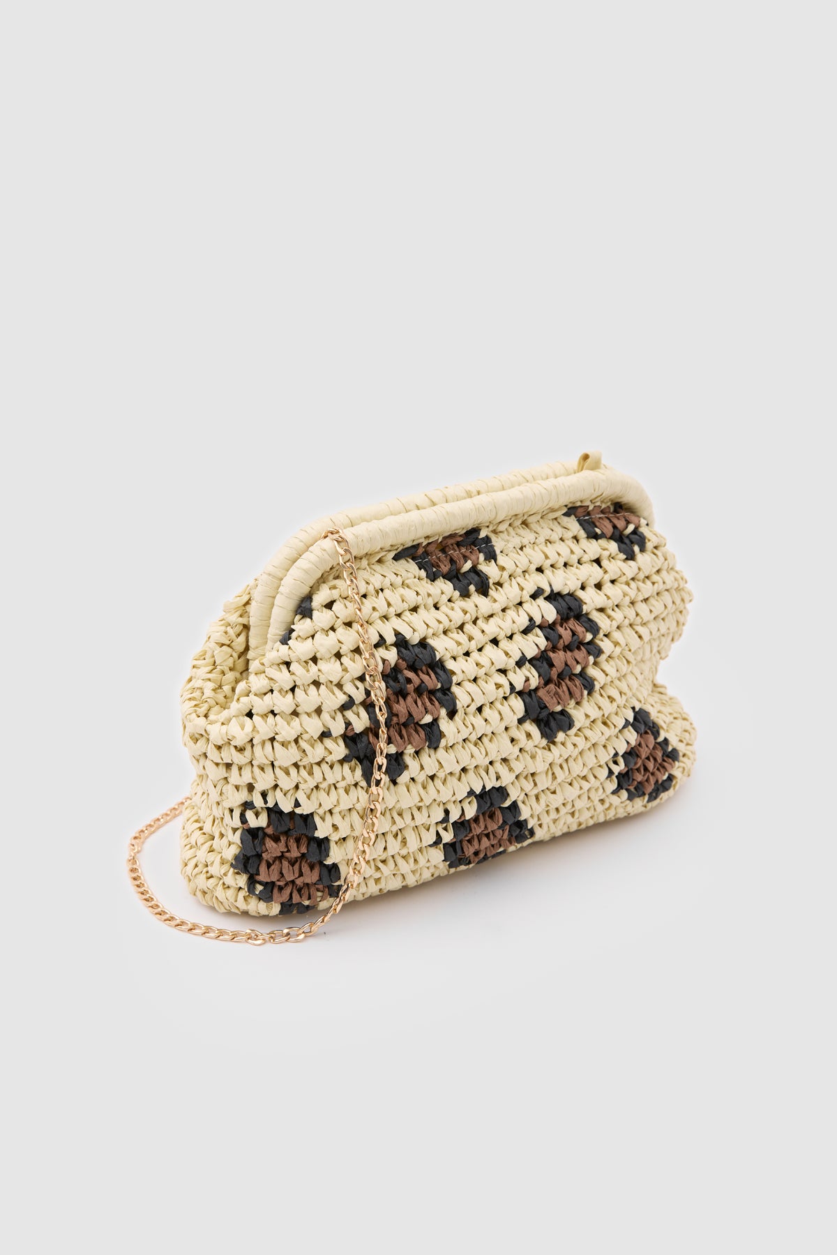 OGGO WİCKER Paw Pop Clutch