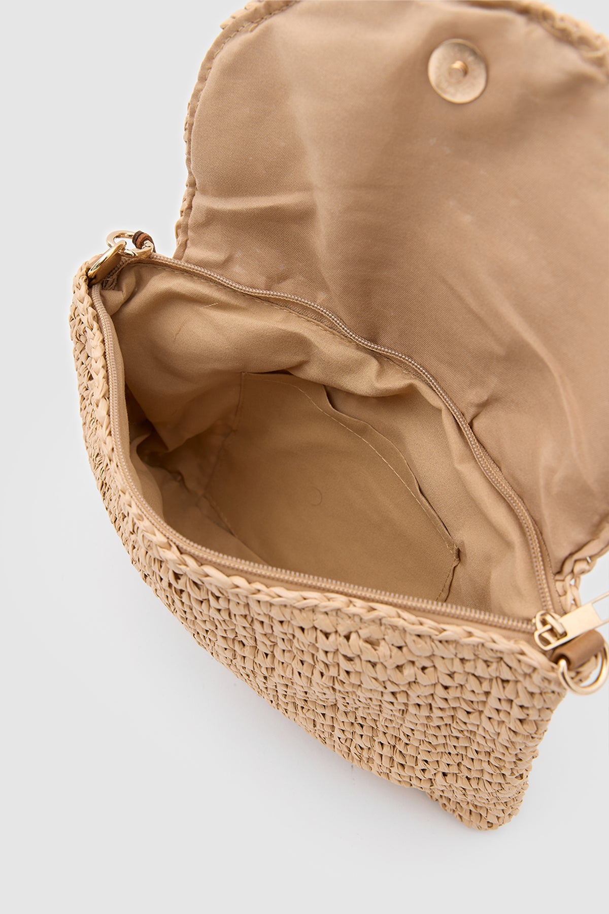 OGGO WİCKER Thin Linea Clutch