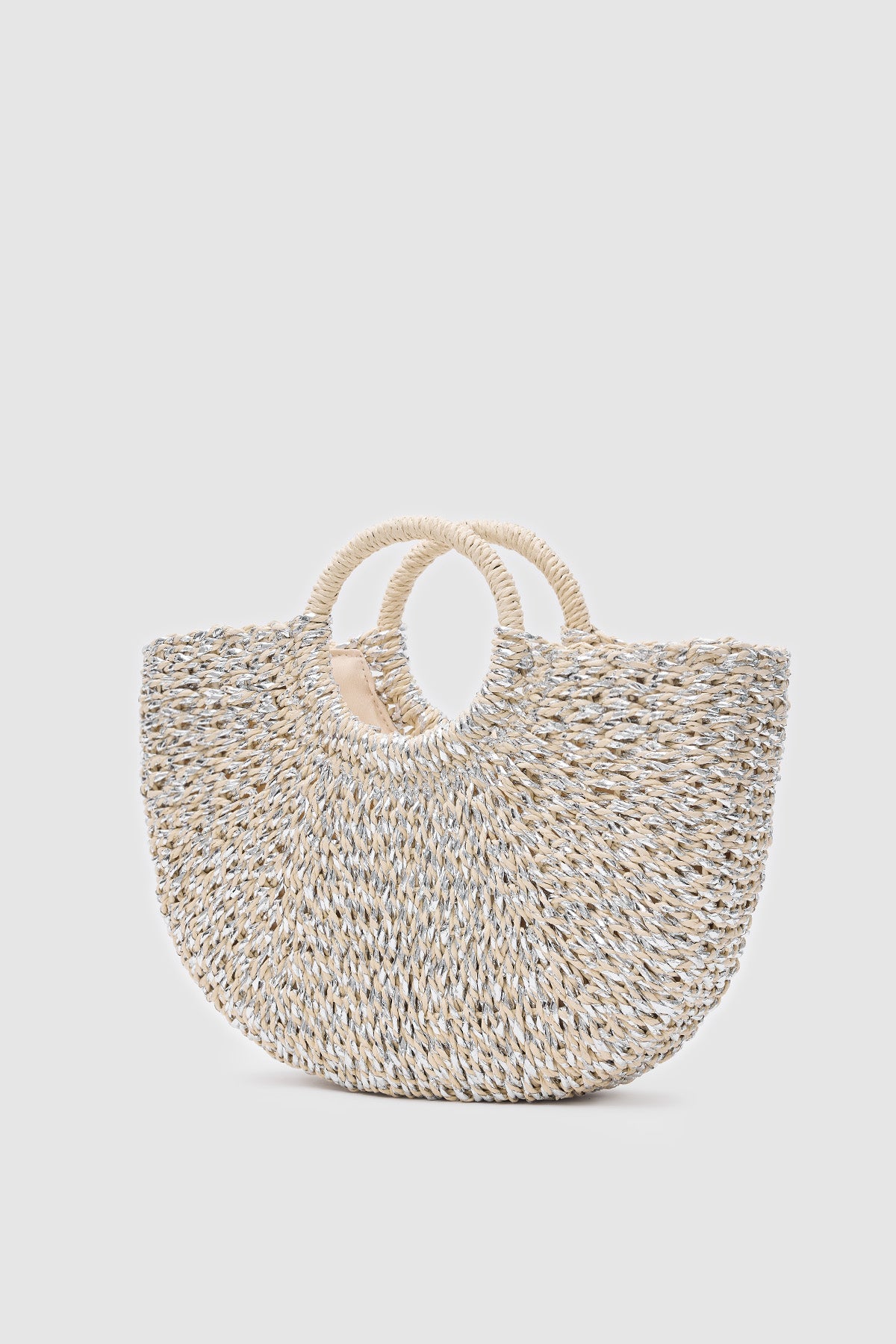 OGGO Sim Detaylı Hasır El Çantası