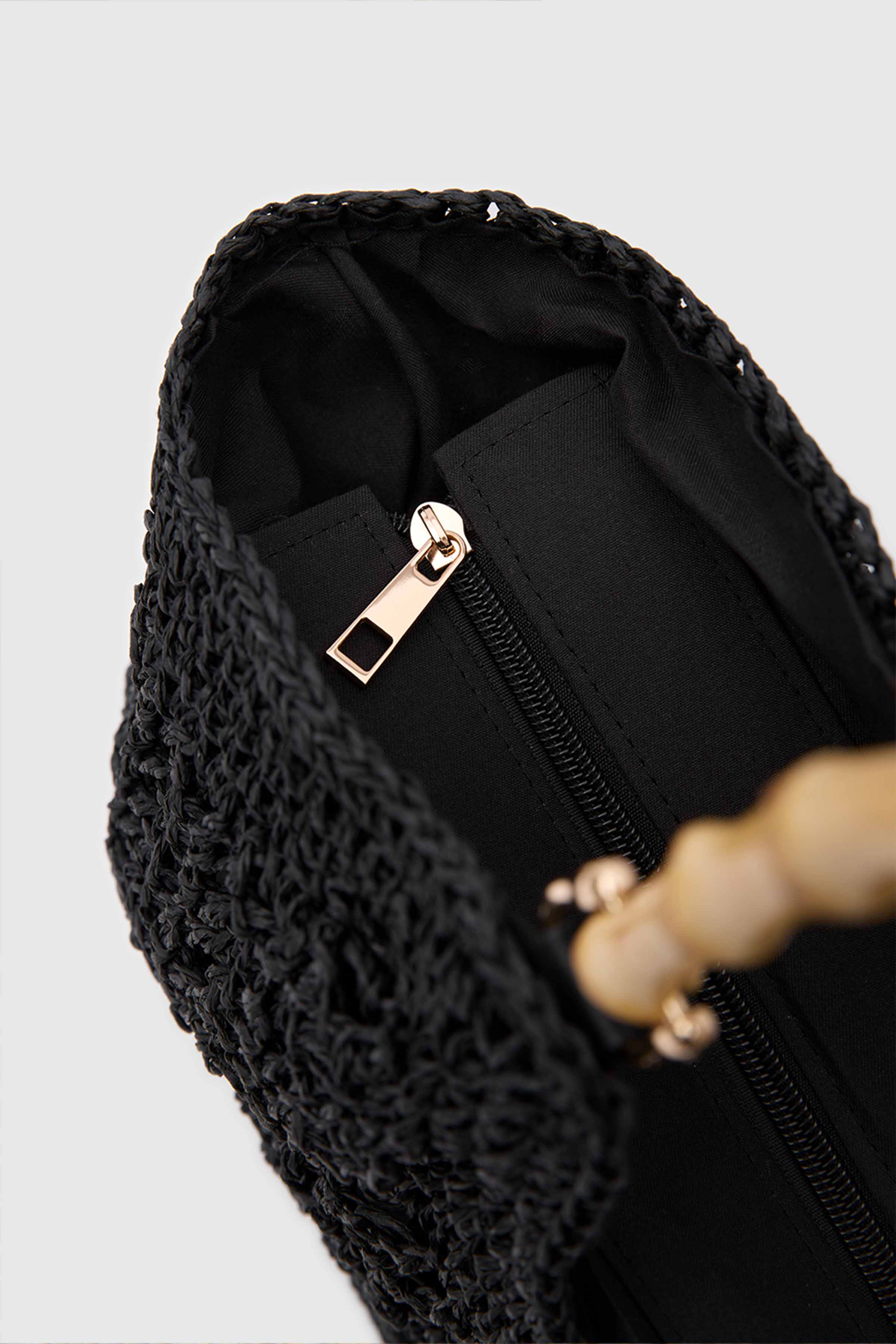 OGGO WİCKER Bamboo Tote