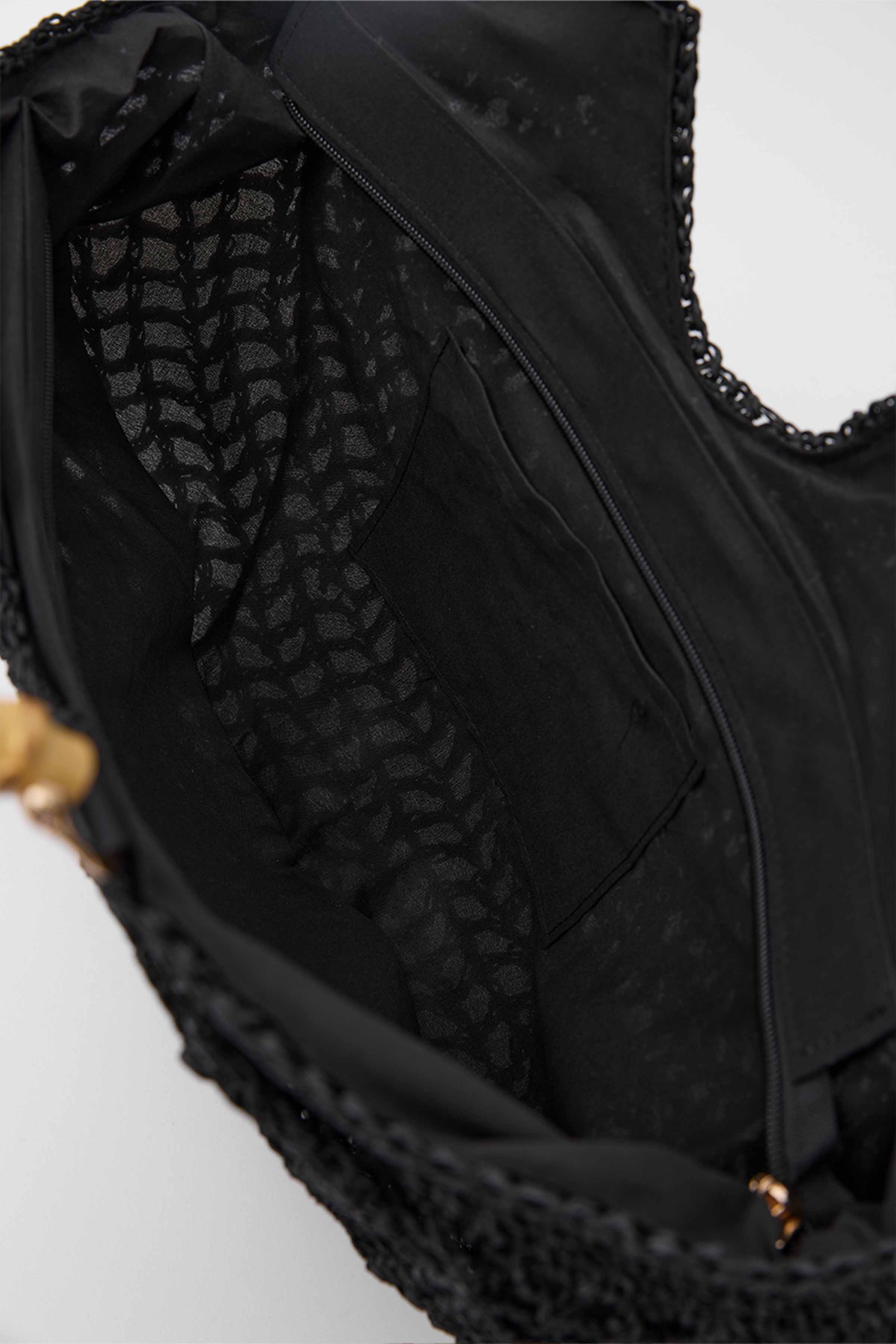 OGGO WİCKER Bamboo Tote
