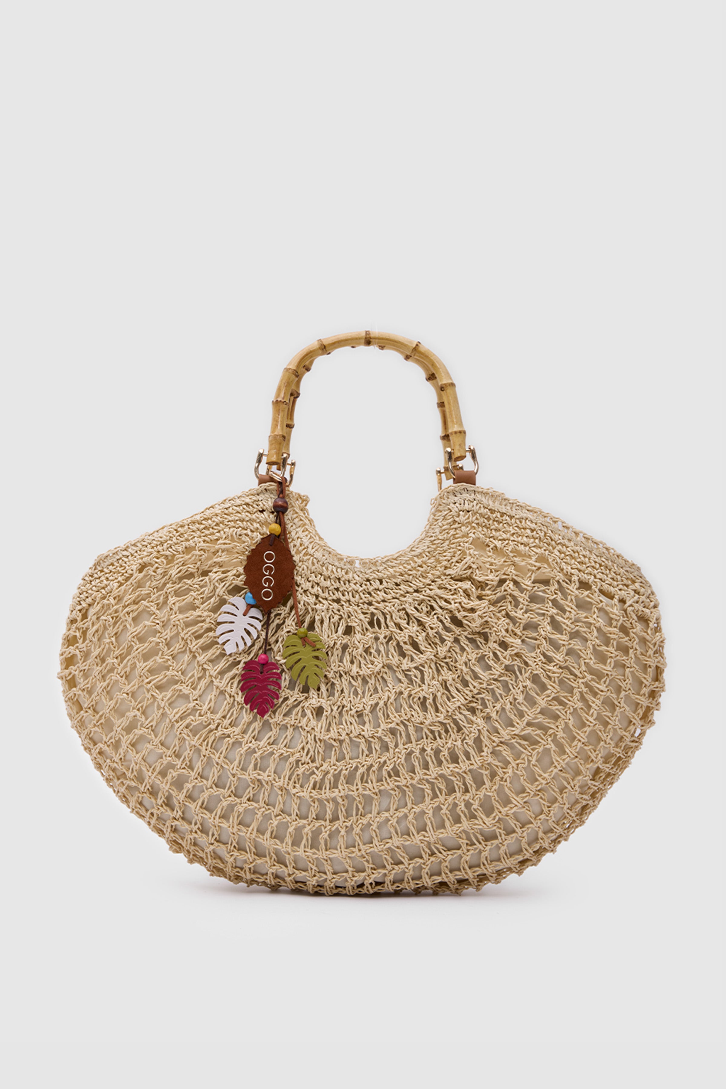 OGGO WİCKER Bamboo Tote