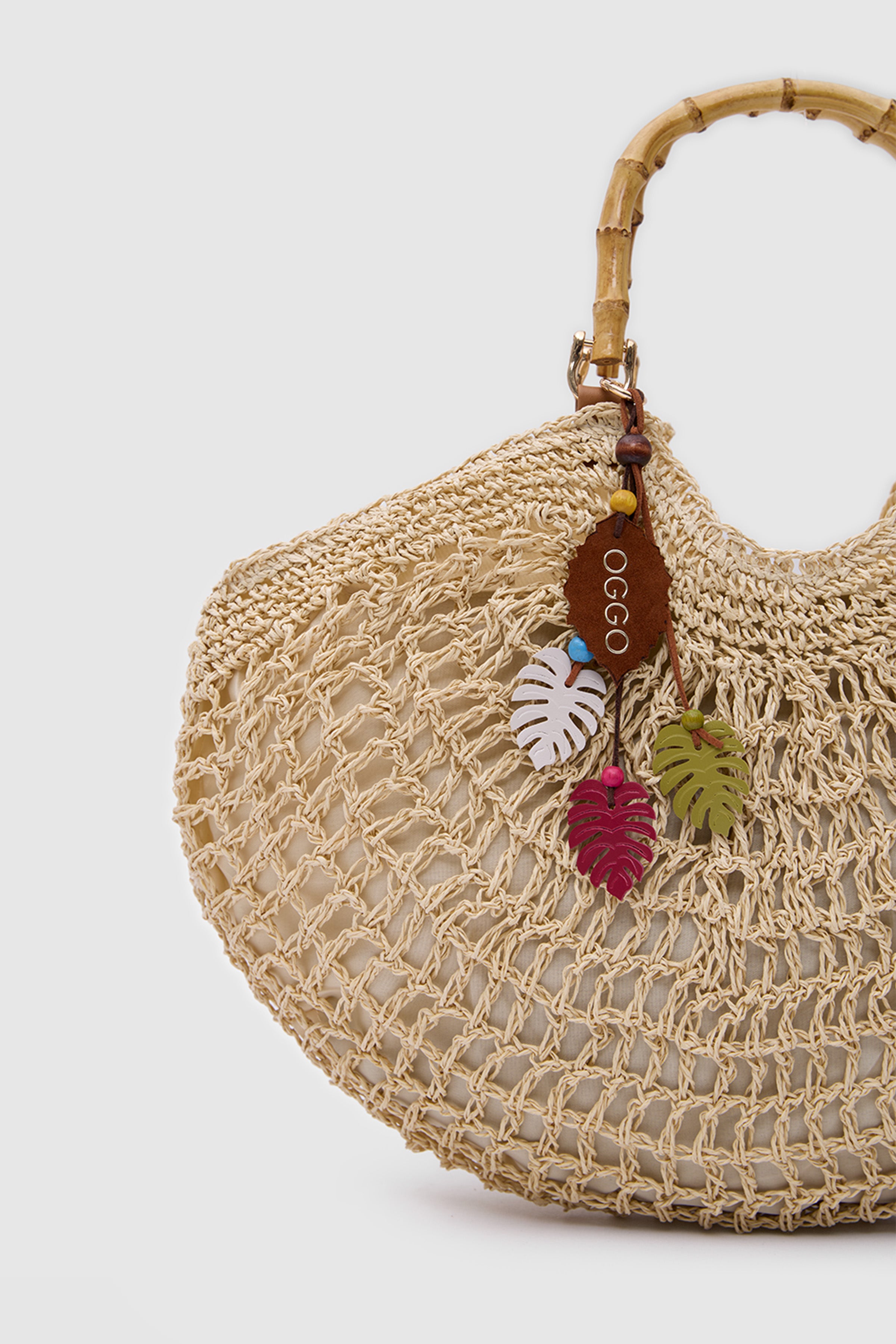 OGGO WİCKER Bamboo Tote