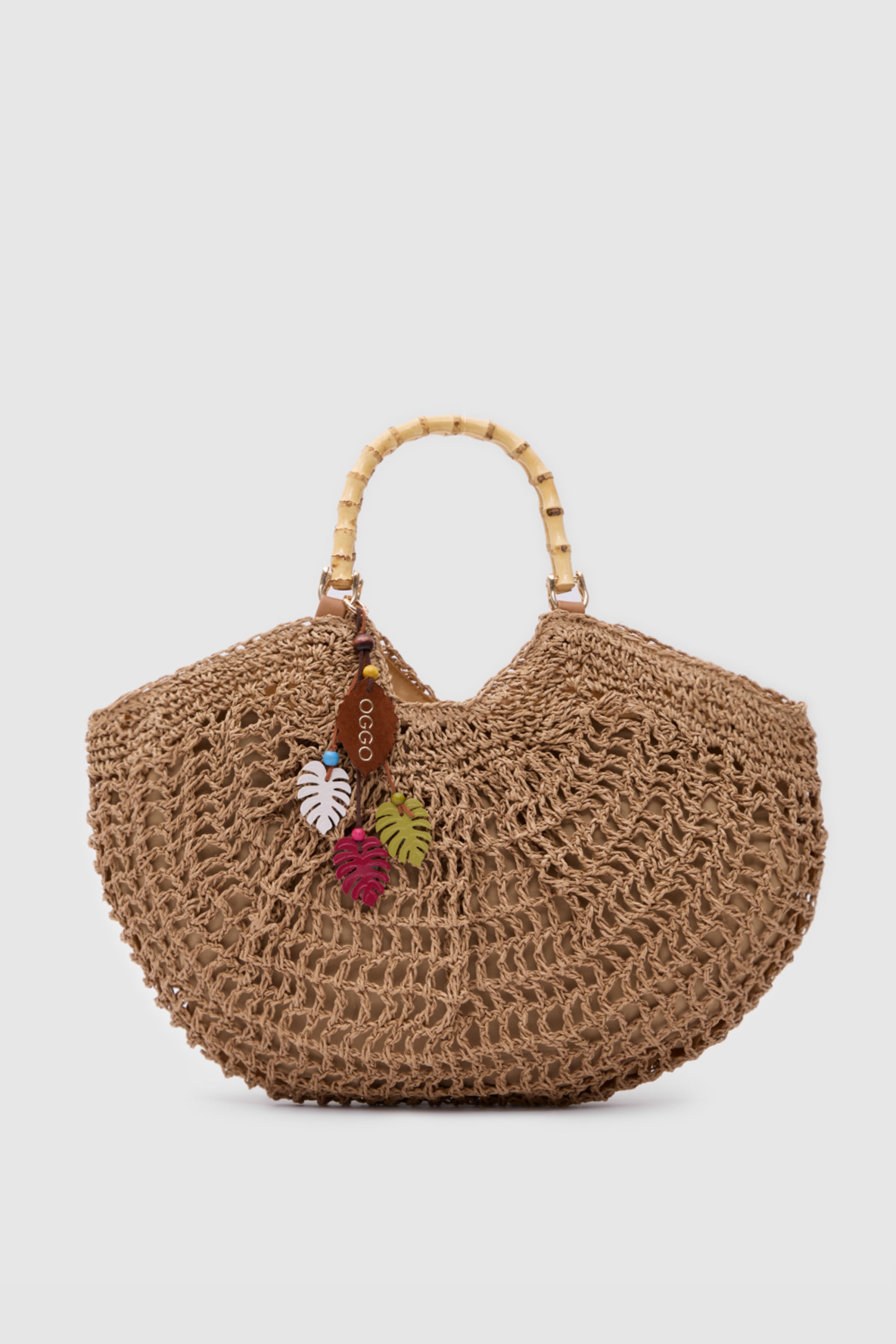 OGGO WİCKER Bamboo Tote