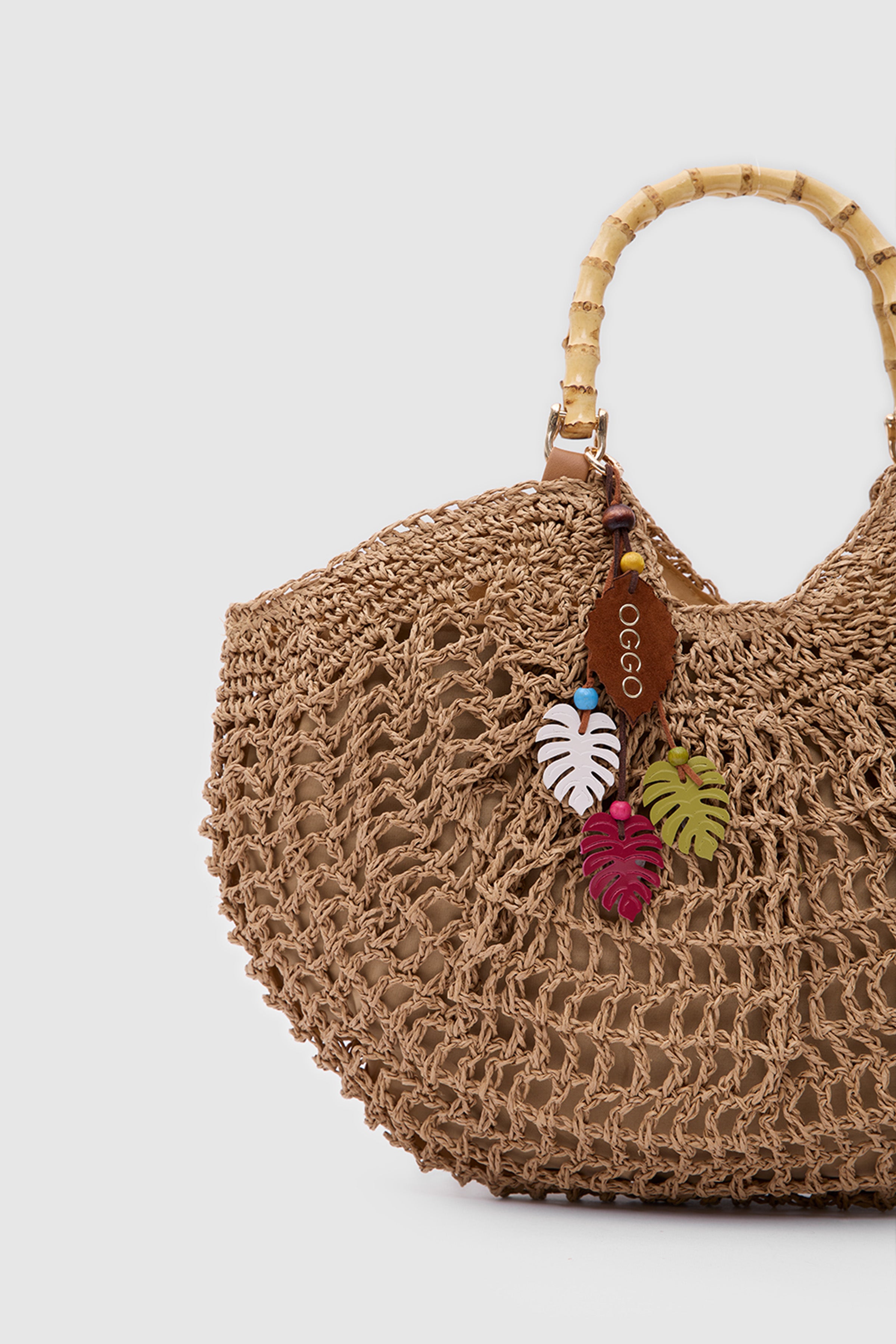 OGGO WİCKER Bamboo Tote