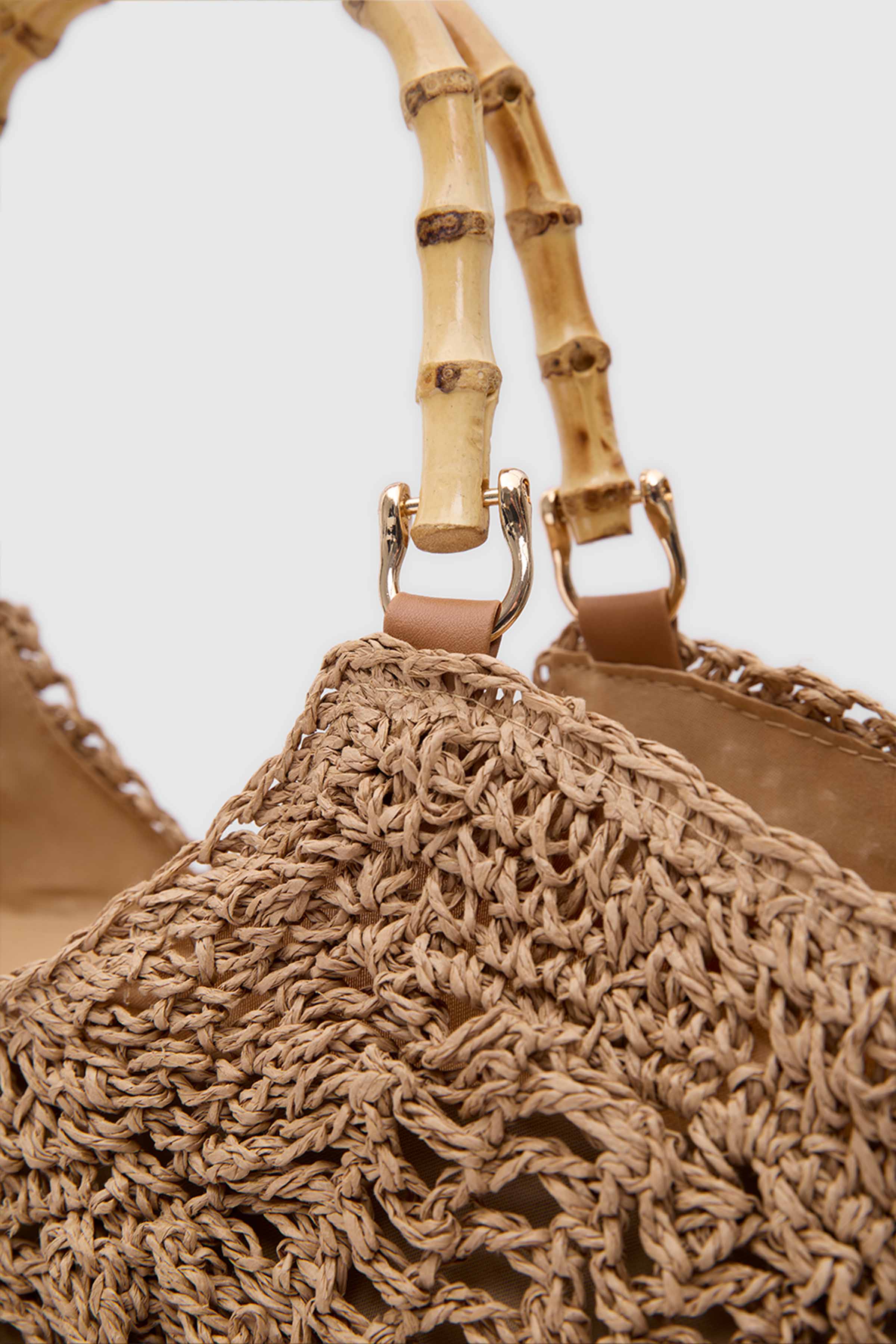 OGGO WİCKER Bamboo Tote