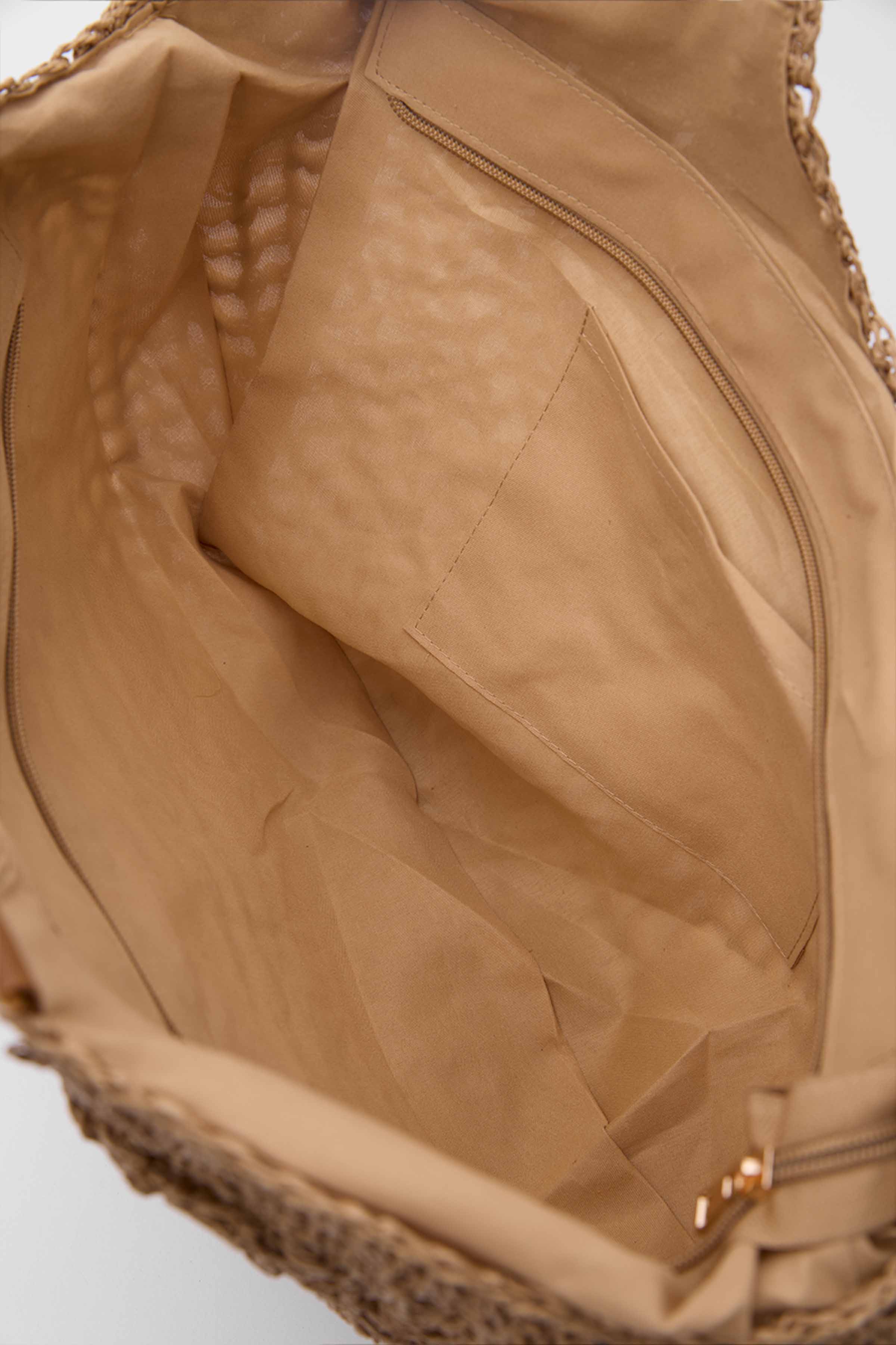 OGGO WİCKER Bamboo Tote
