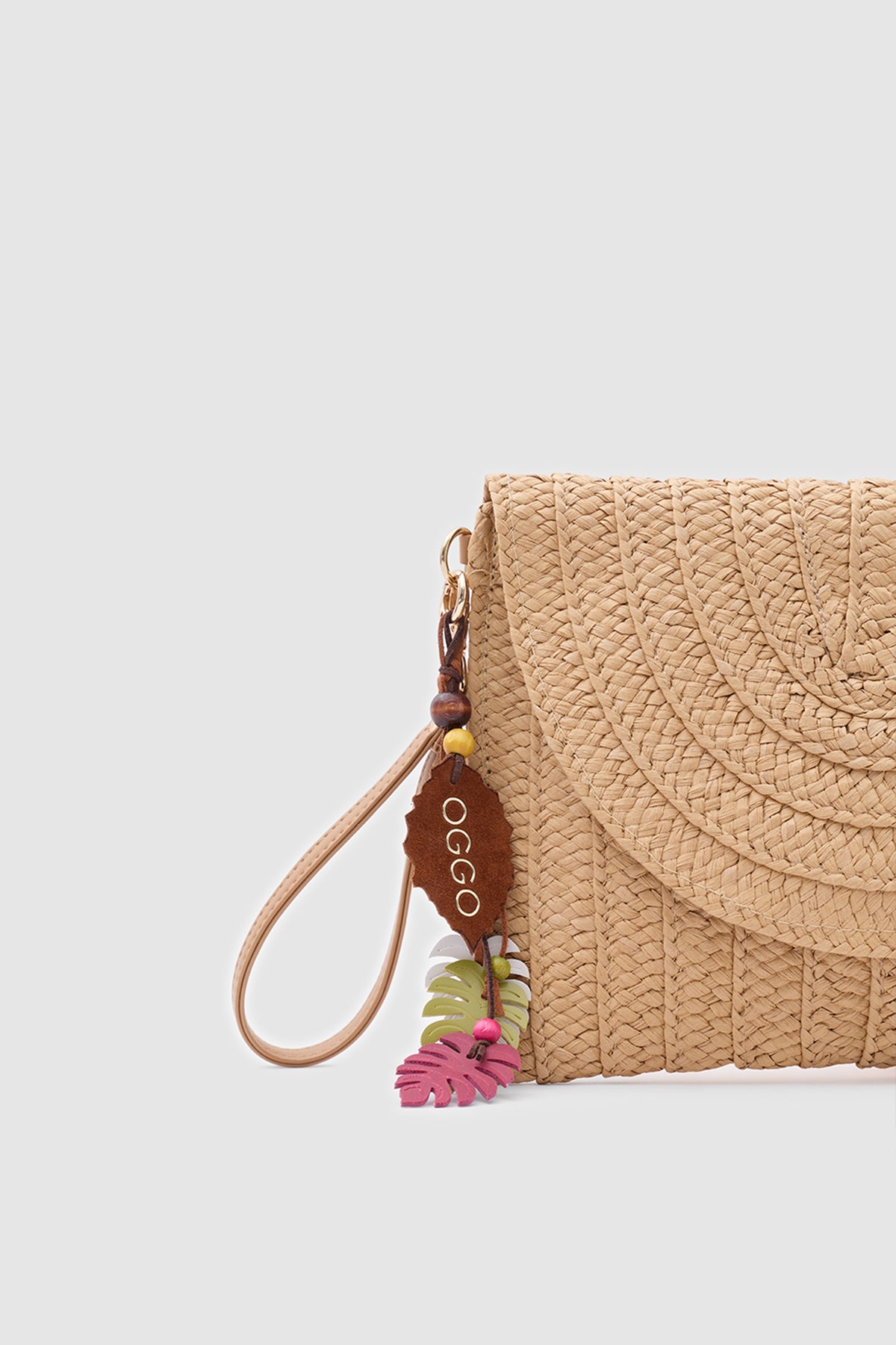 OGGO WİCKER Tick Linea Clutch