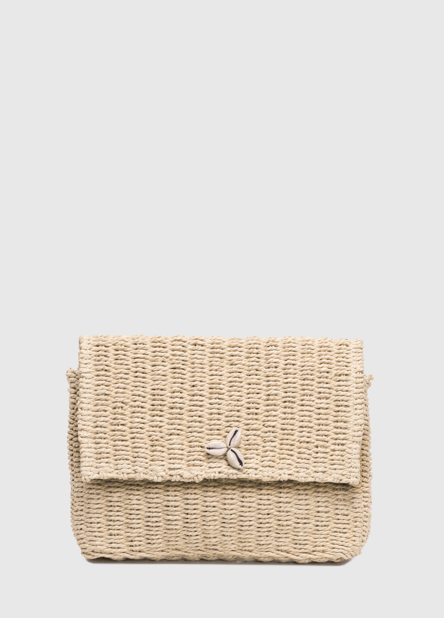 OGGO Hasır Örgü Saplı Çapraz Çanta