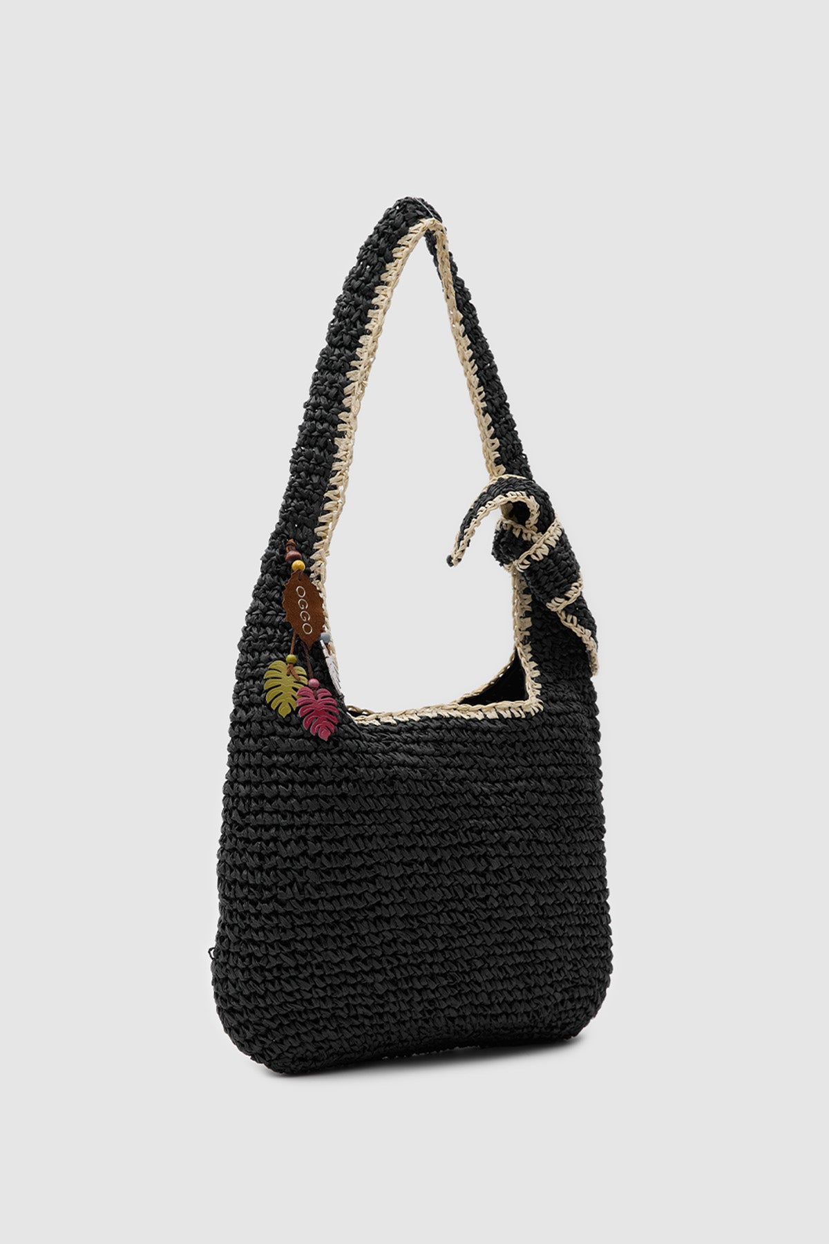 OGGO WİCKER Bow Hobo
