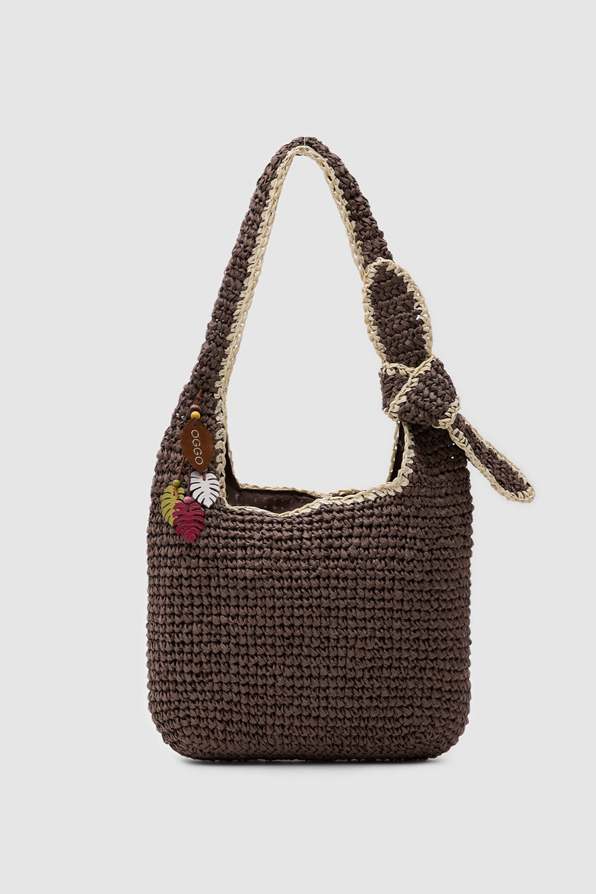 OGGO WİCKER Bow Hobo