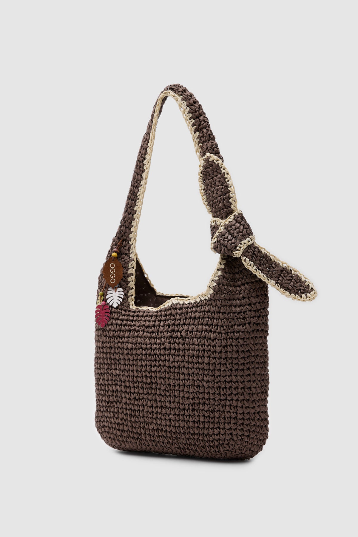 OGGO WİCKER Bow Hobo