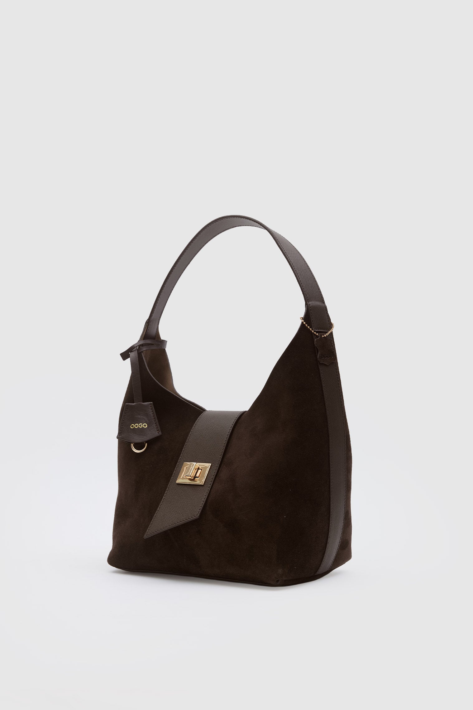 OGGO SUVEA HAKİKİ SÜET DERİ Omuz Çantası