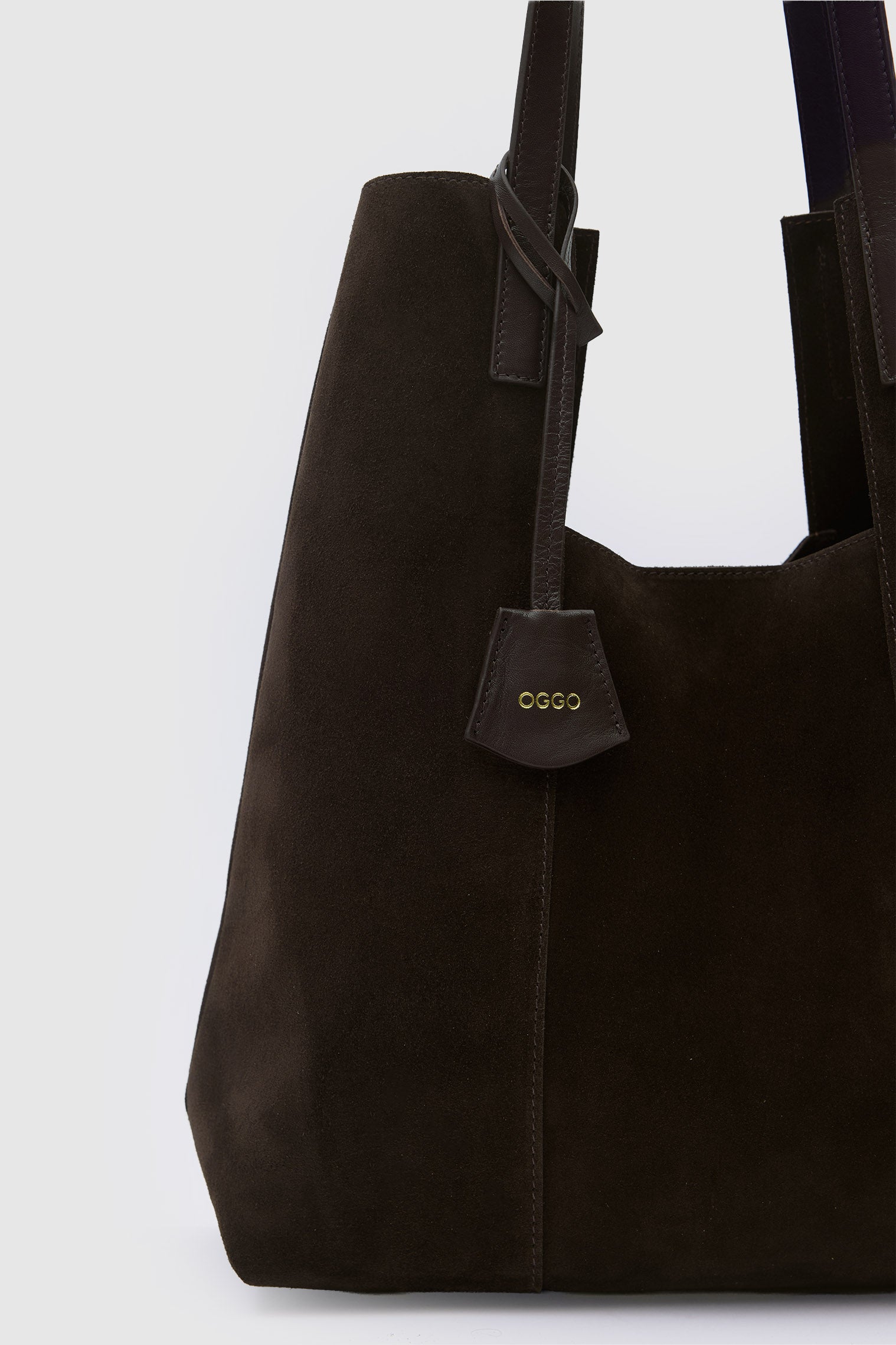 OGGO SUVEA HAKİKİ SÜET DERİ Omuz Çantası