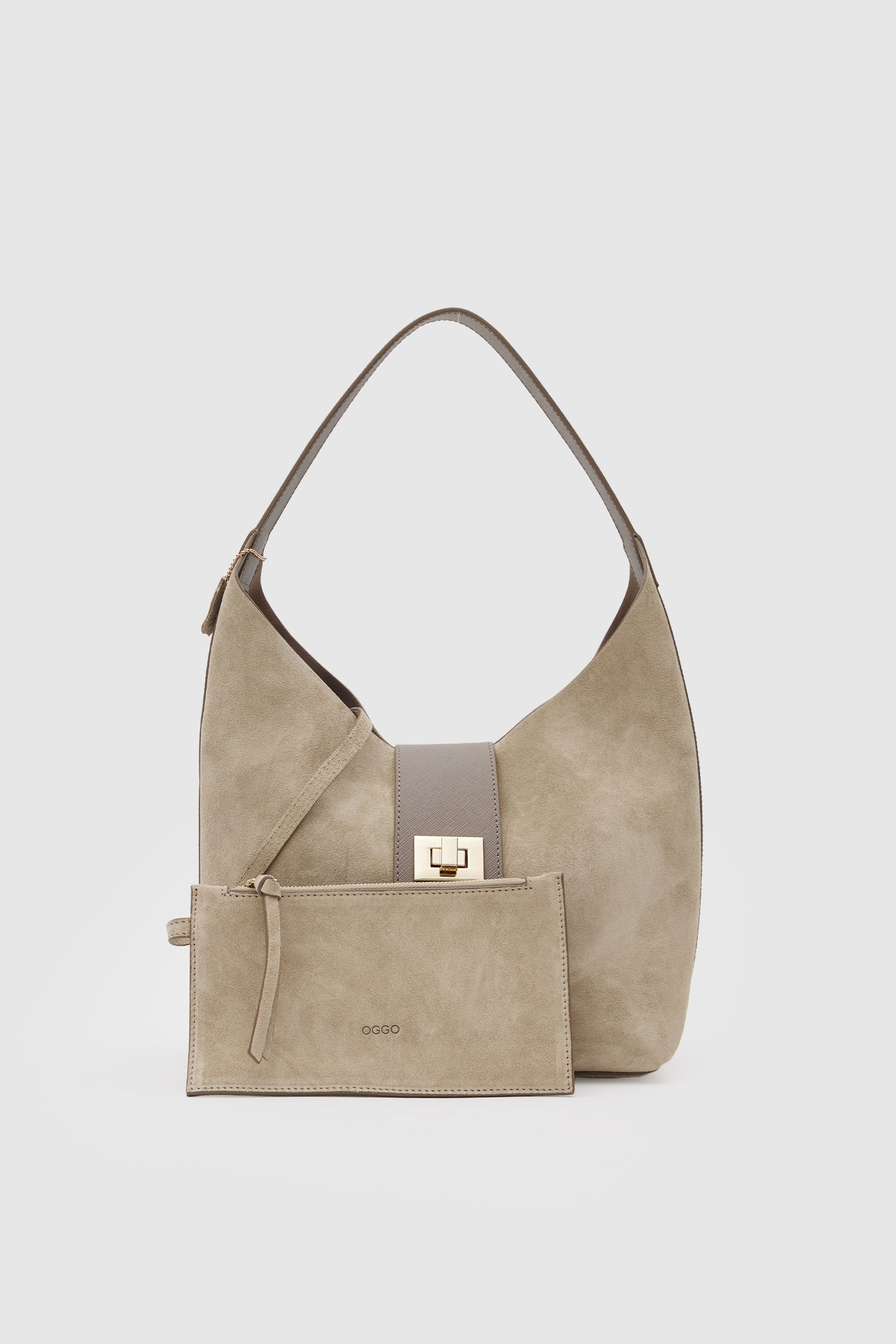 OGGO SUVEA HAKİKİ SÜET DERİ Omuz Çantası