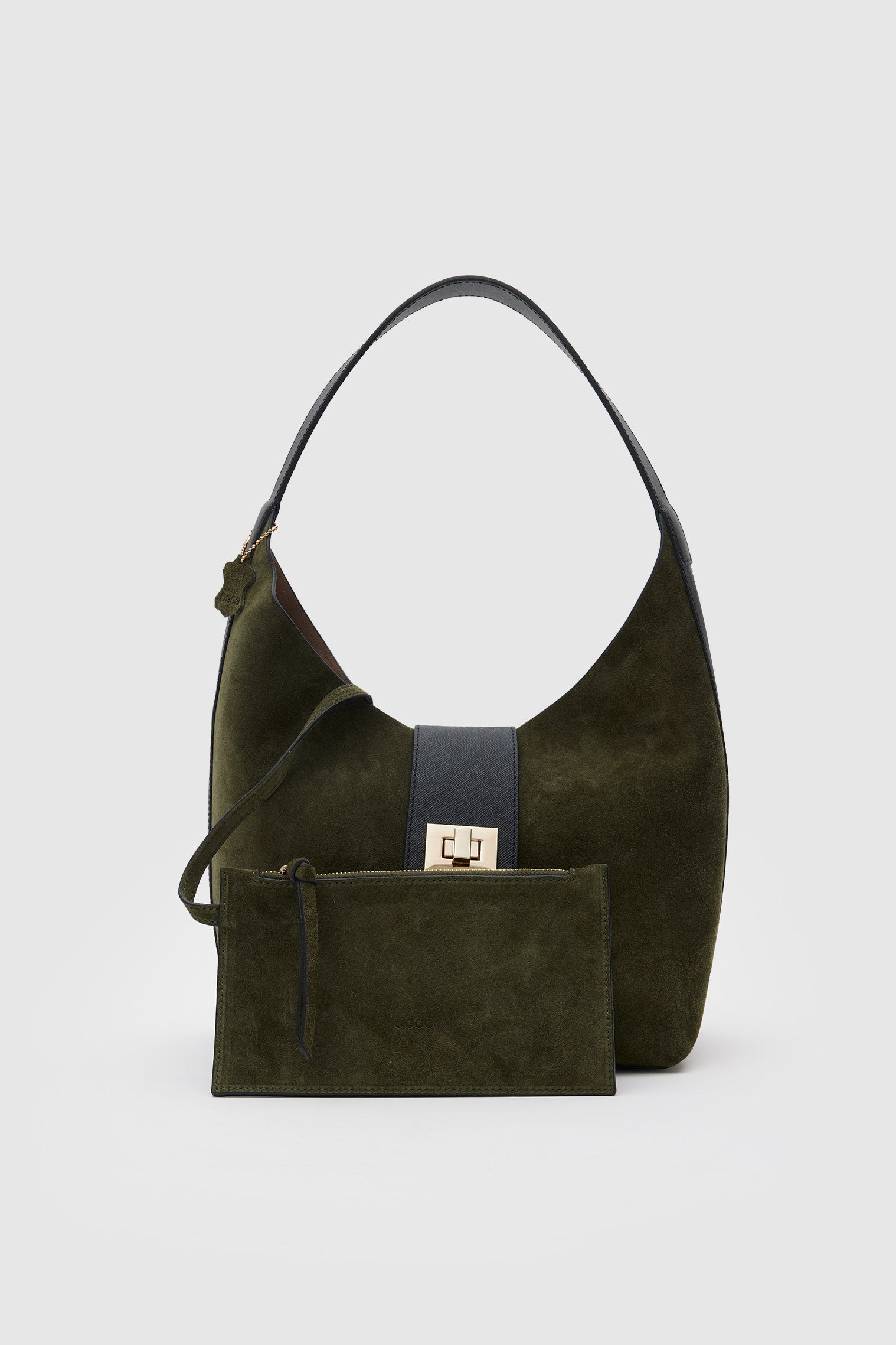 OGGO SUVEA HAKİKİ SÜET DERİ Omuz Çantası