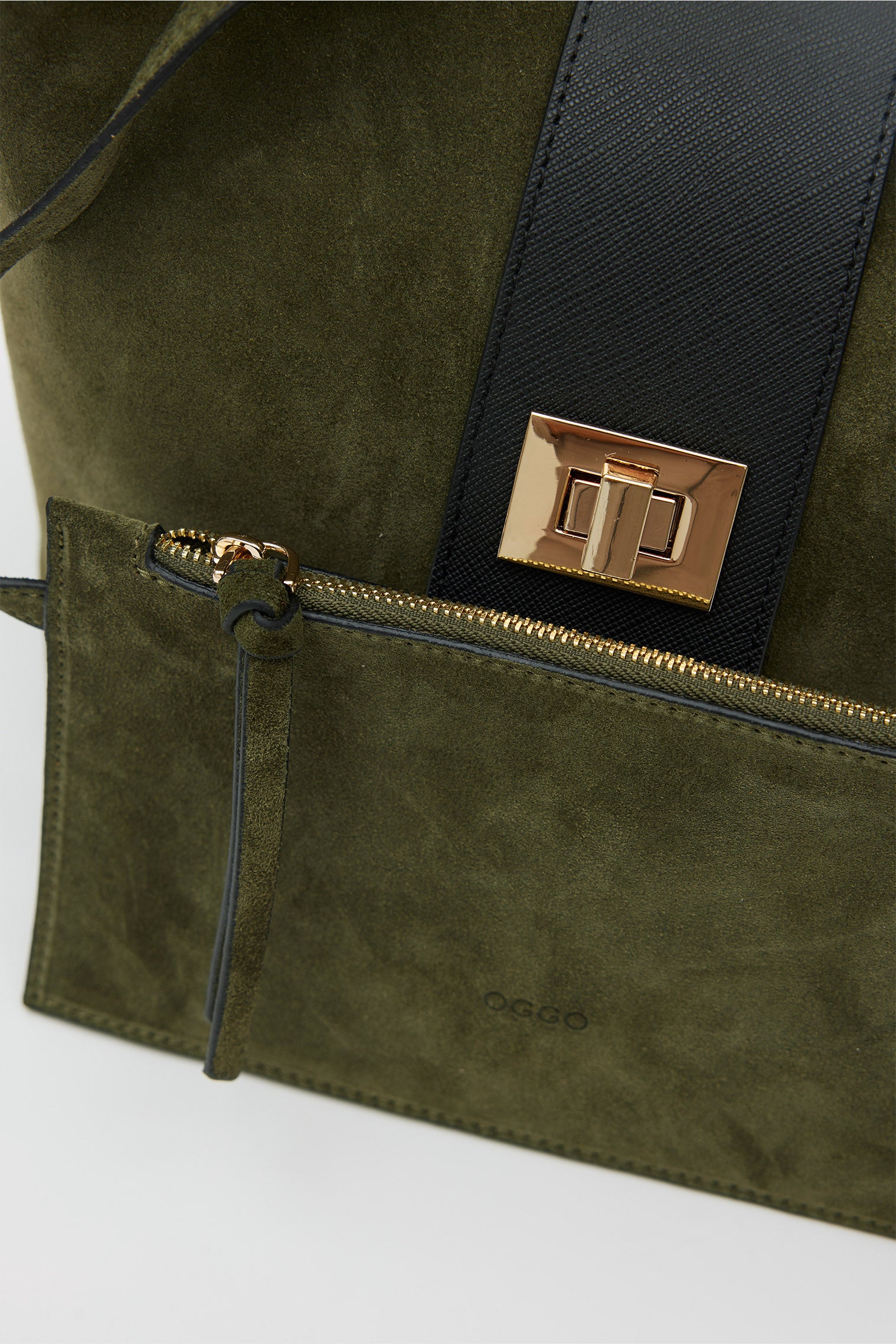 OGGO SUVEA HAKİKİ SÜET DERİ Omuz Çantası