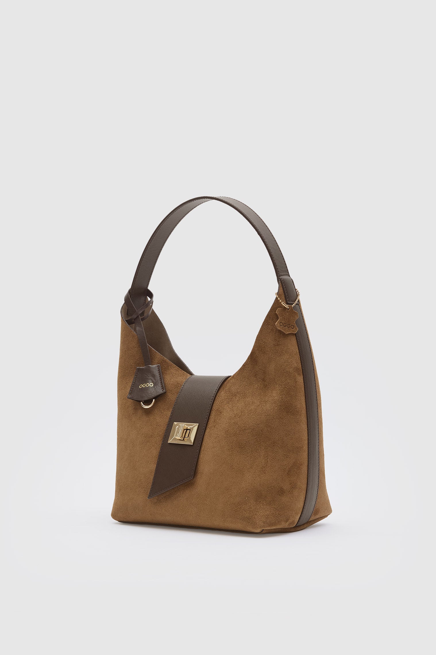 OGGO SUVEA HAKİKİ SÜET DERİ Omuz Çantası