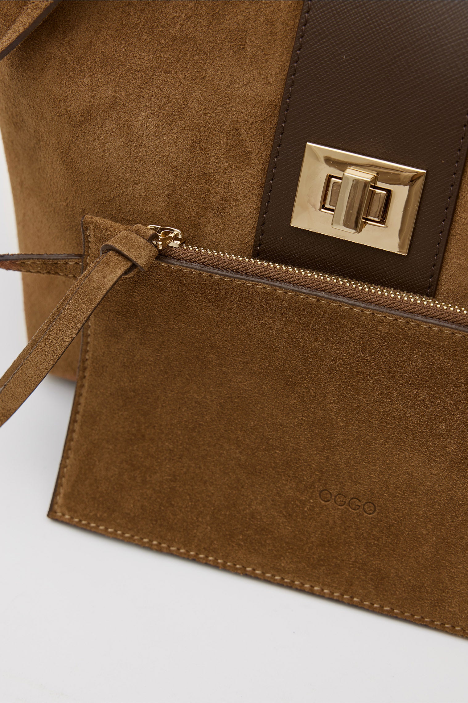 OGGO SUVEA HAKİKİ SÜET DERİ Omuz Çantası