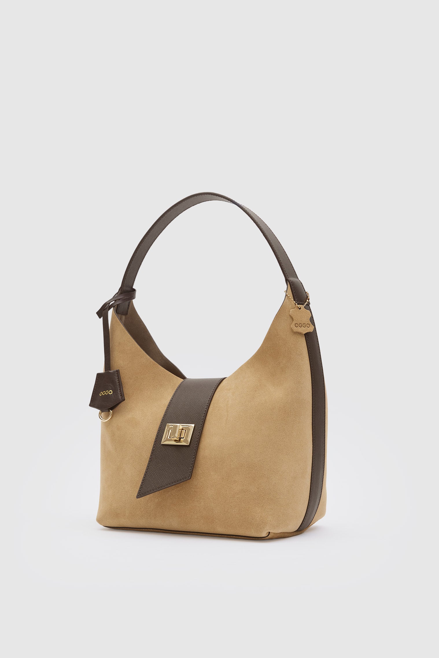 OGGO SUVEA HAKİKİ SÜET DERİ Omuz Çantası