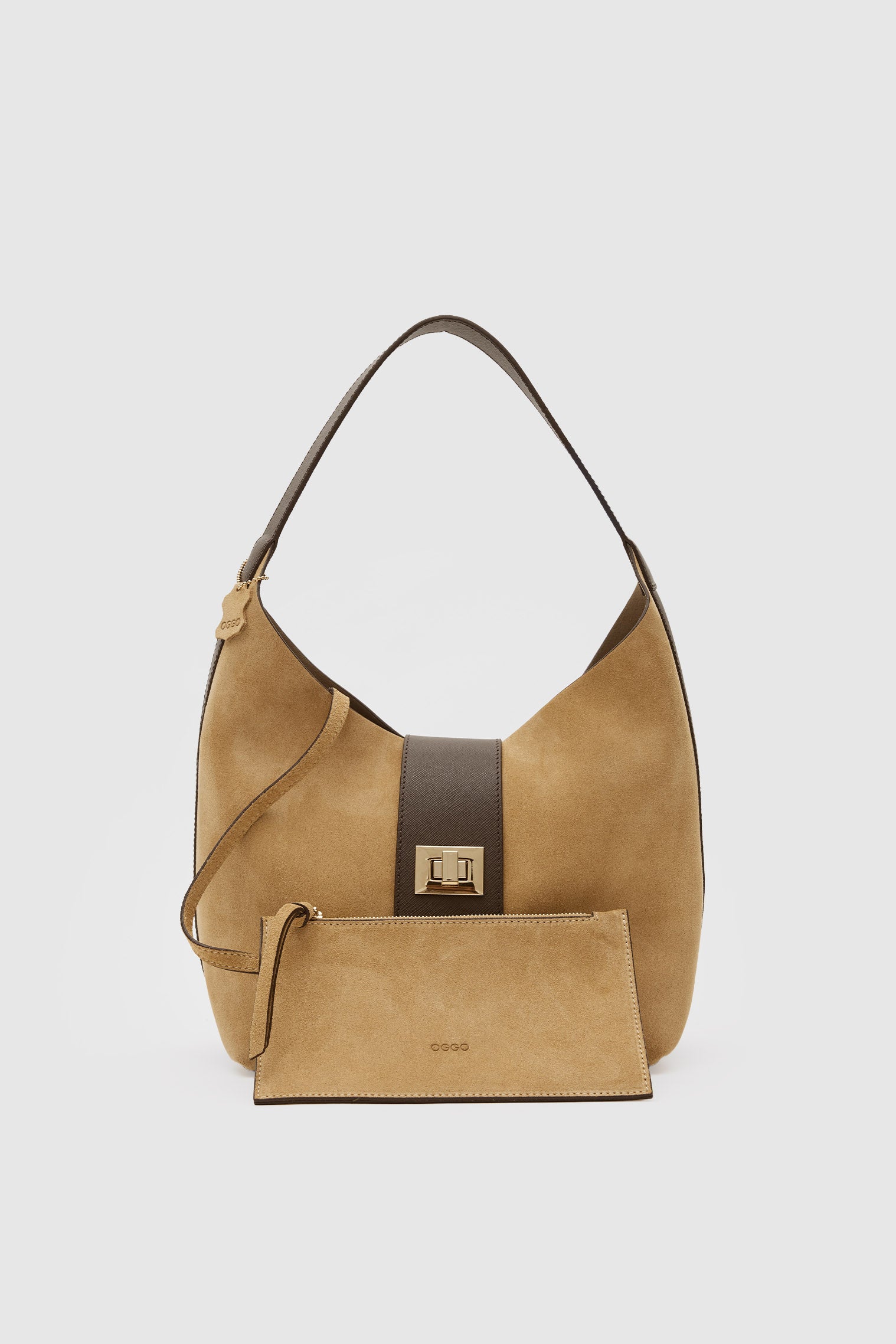 OGGO SUVEA HAKİKİ SÜET DERİ Omuz Çantası