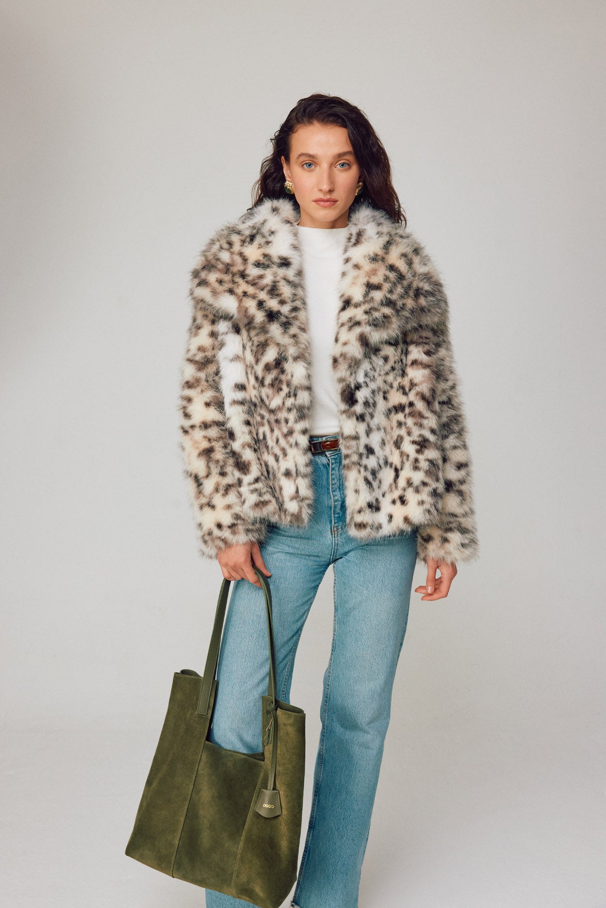 OGGO SUVEA HAKİKİ SÜET DERİ Omuz Çantası