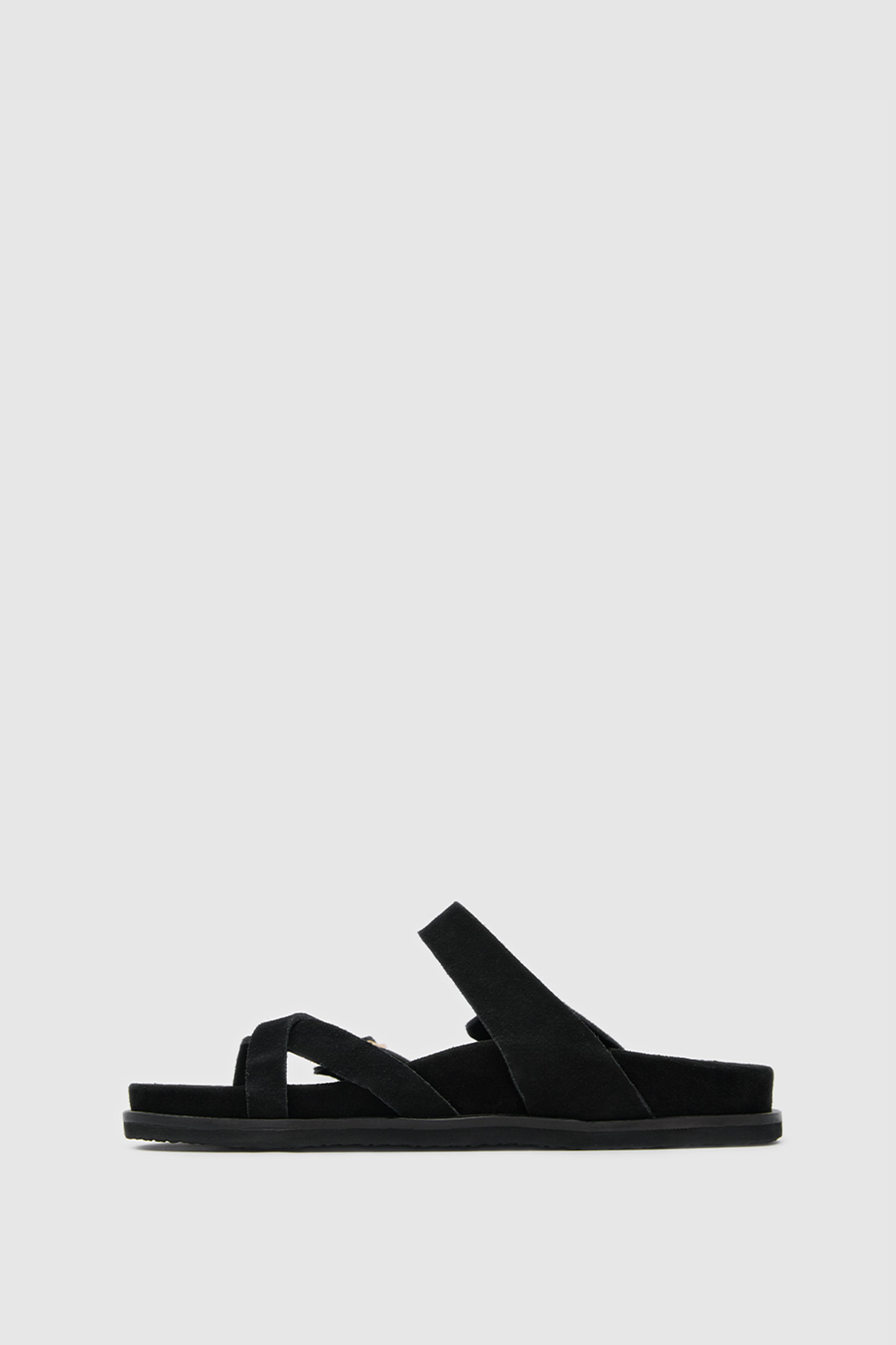 TERRA NOMAD SÜET DERİ ÇİFT TOKALI SANDALET