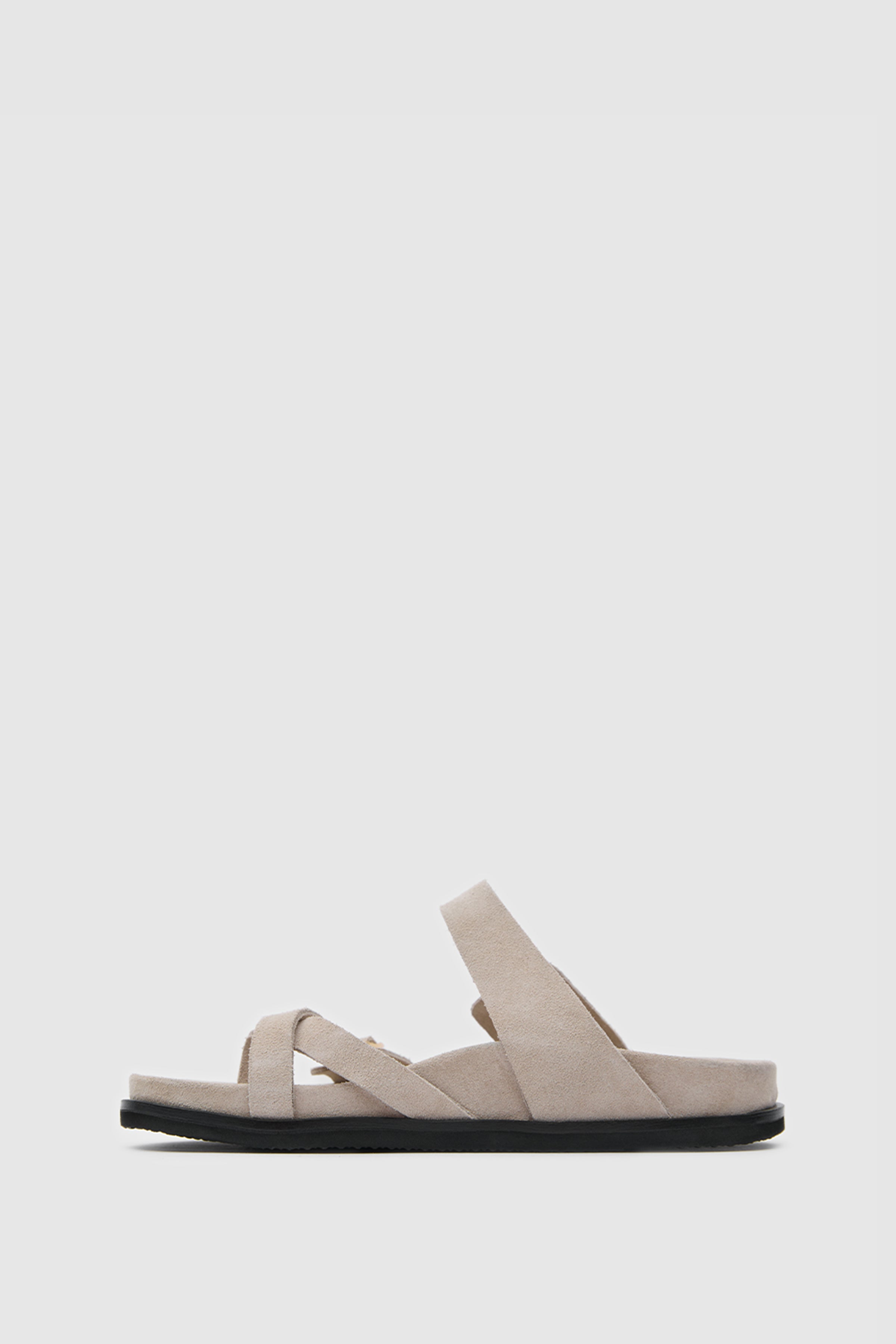 TERRA NOMAD SÜET DERİ ÇİFT TOKALI SANDALET