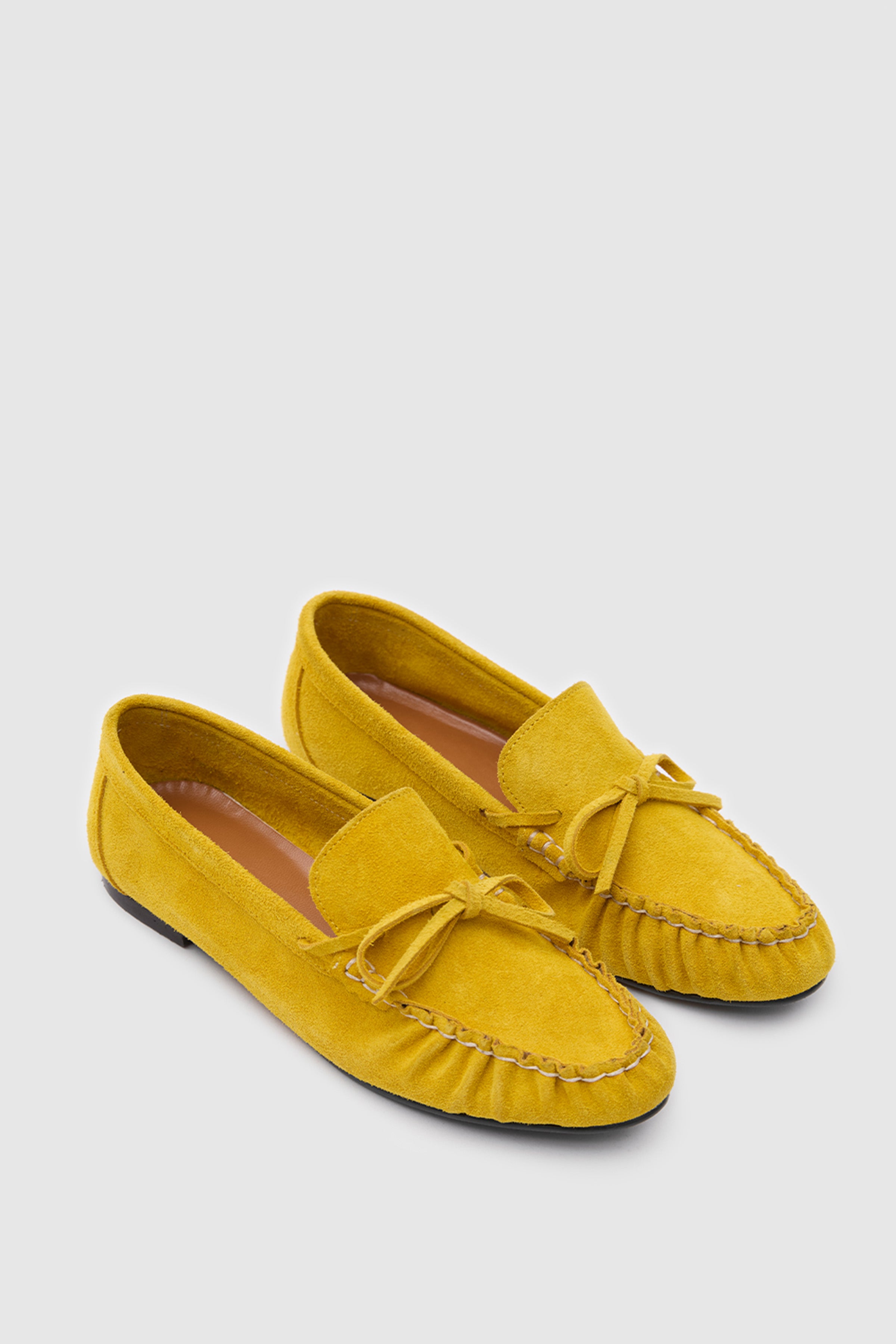 OGGO SUVEA SÜET HAKİKİ DERİ FİYONLU & SARAÇLI LOAFER