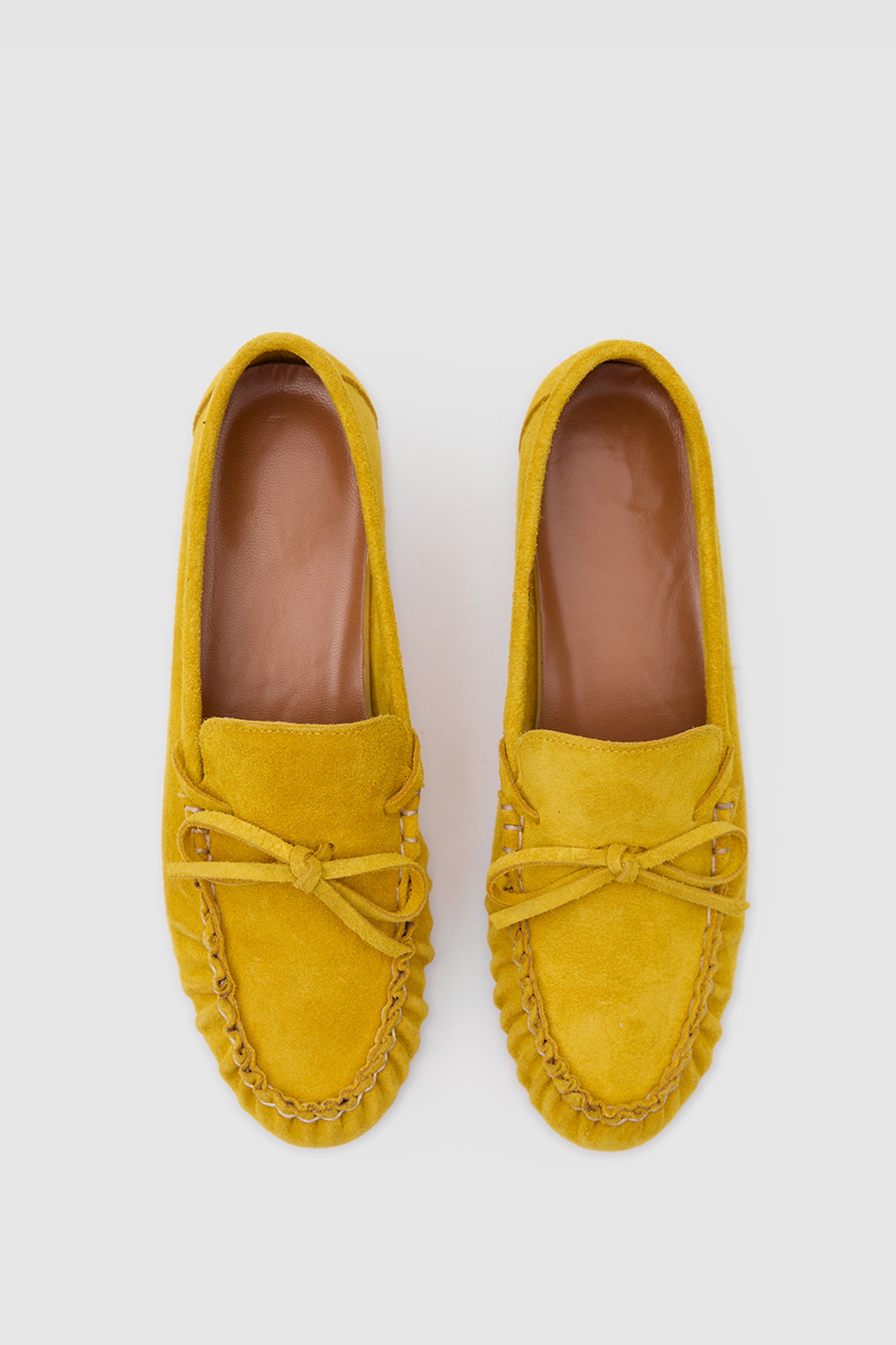 OGGO SUVEA SÜET HAKİKİ DERİ FİYONLU & SARAÇLI LOAFER