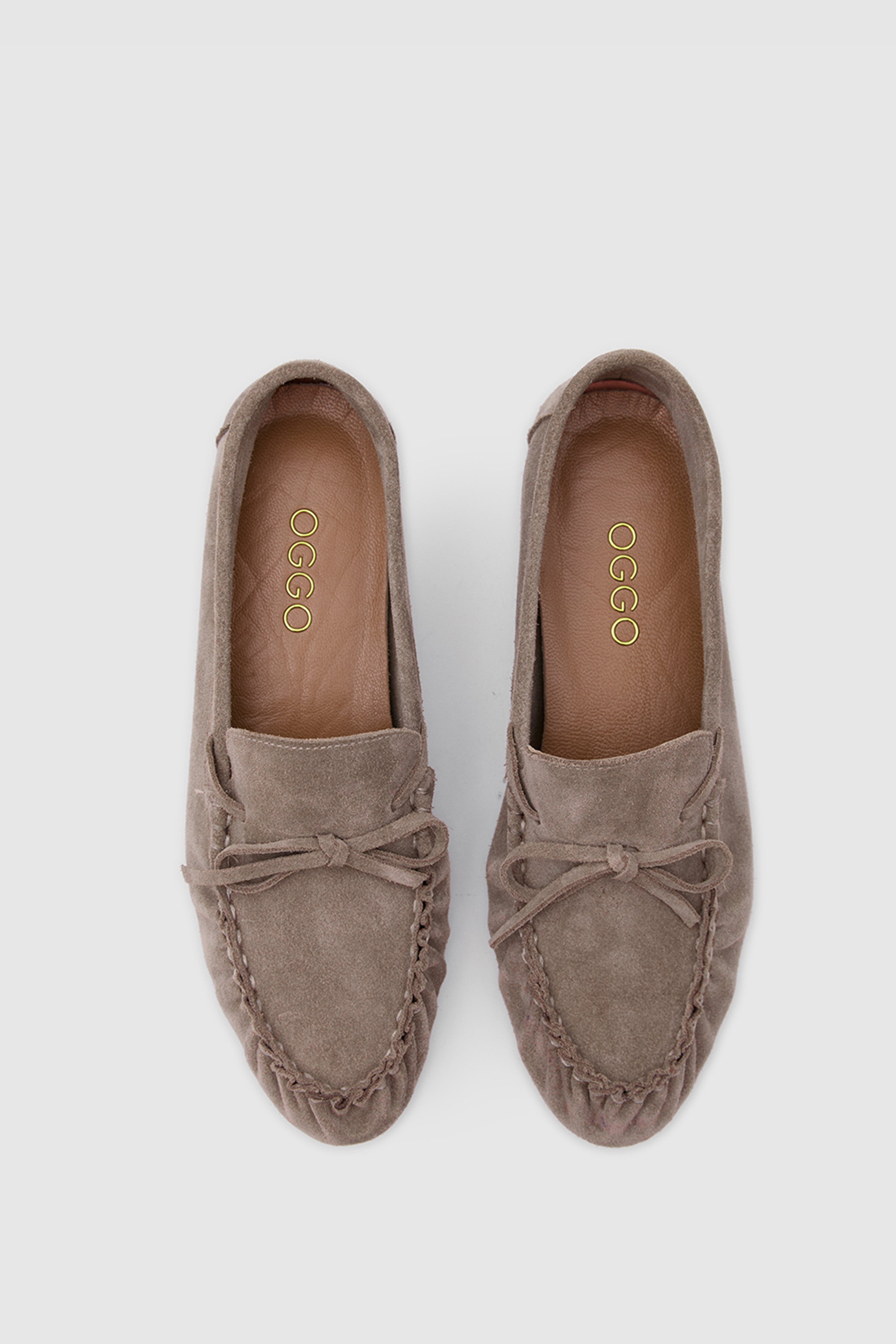 OGGO SUVEA SÜET HAKİKİ DERİ FİYONLU & SARAÇLI LOAFER