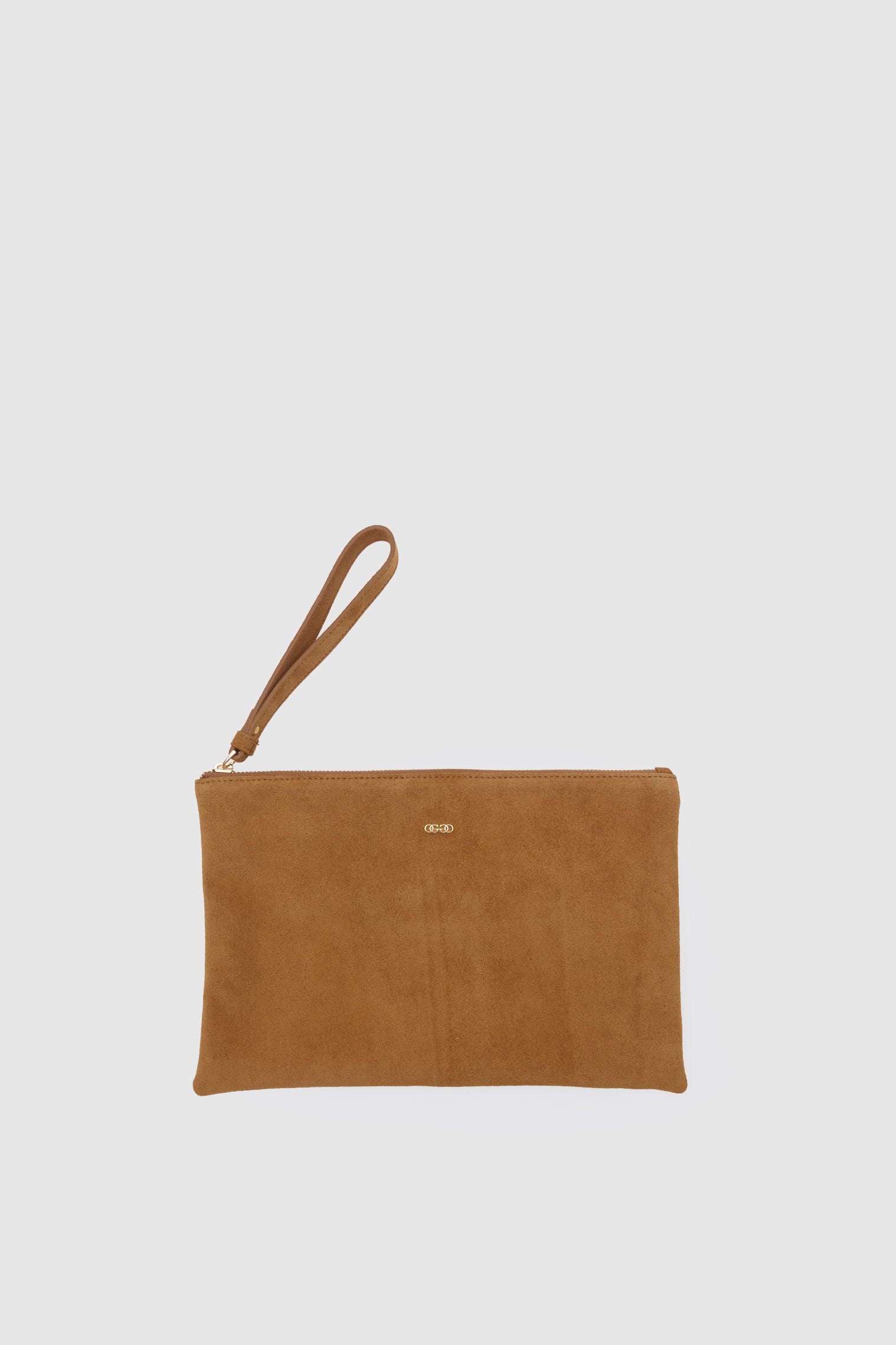 OGGO SUVEA VİZON SÜET HAKİKİ DERİ Clutch