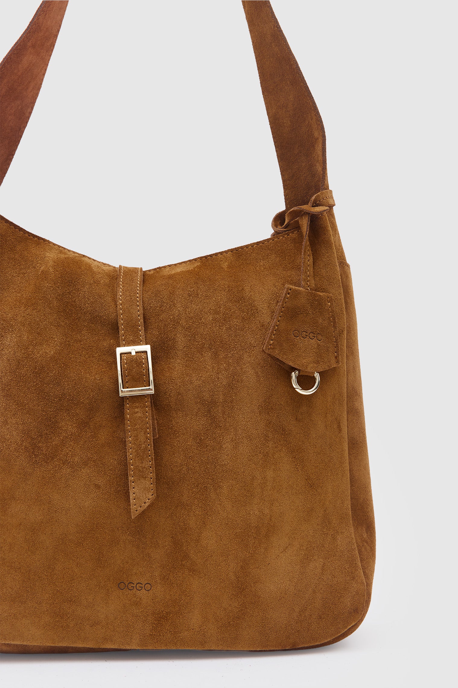 OGGO SUVEA HAKİKİ SÜET DERİ Omuz Çantası