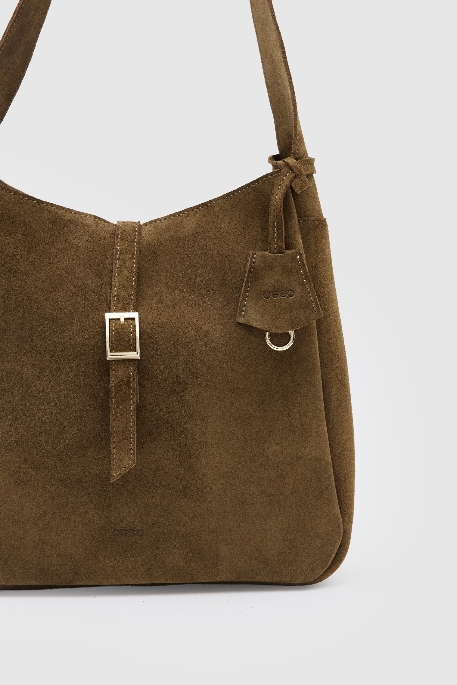 OGGO SUVEA HAKİKİ SÜET DERİ Omuz Çantası