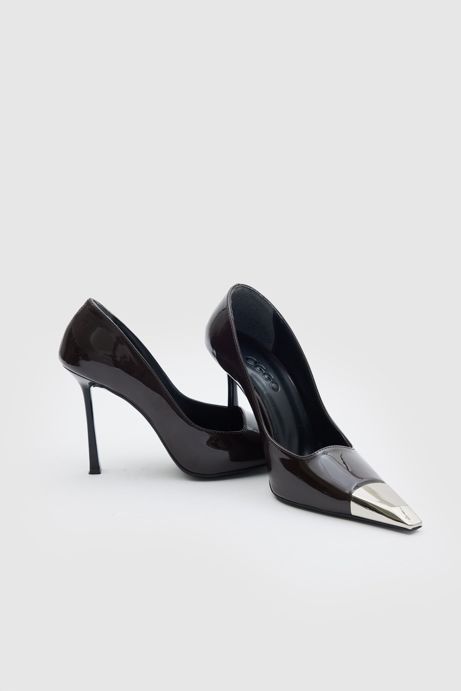 OGGO TOPUKLU RUGAN AYAKKABI - BURUN DETAYLI STİLETTO