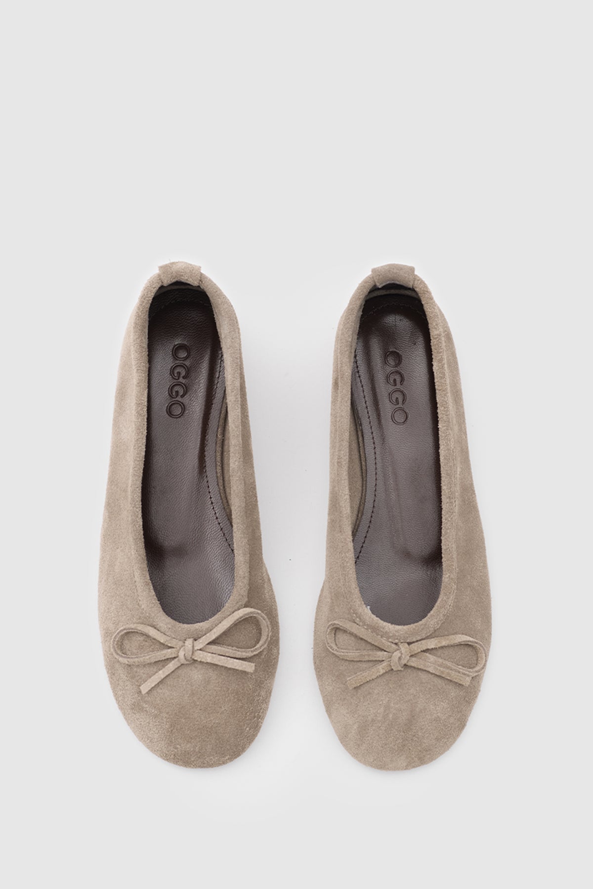 SUVEA LORA Suede Ballet Flat - Kum Suet