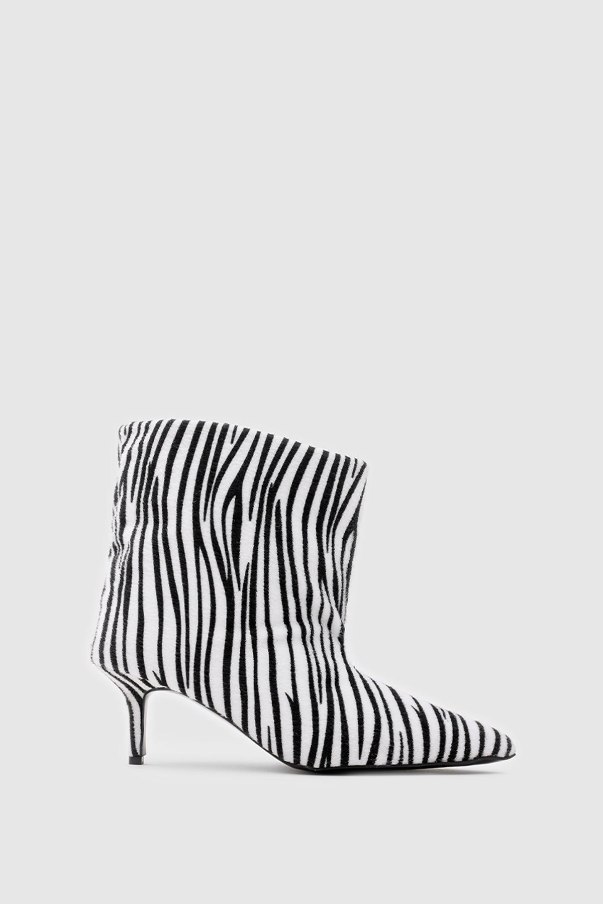 MAEVA ANKLE BOOT - Beyaz Zebra
