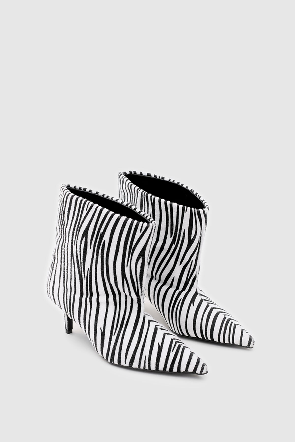 MAEVA ANKLE BOOT - Beyaz Zebra