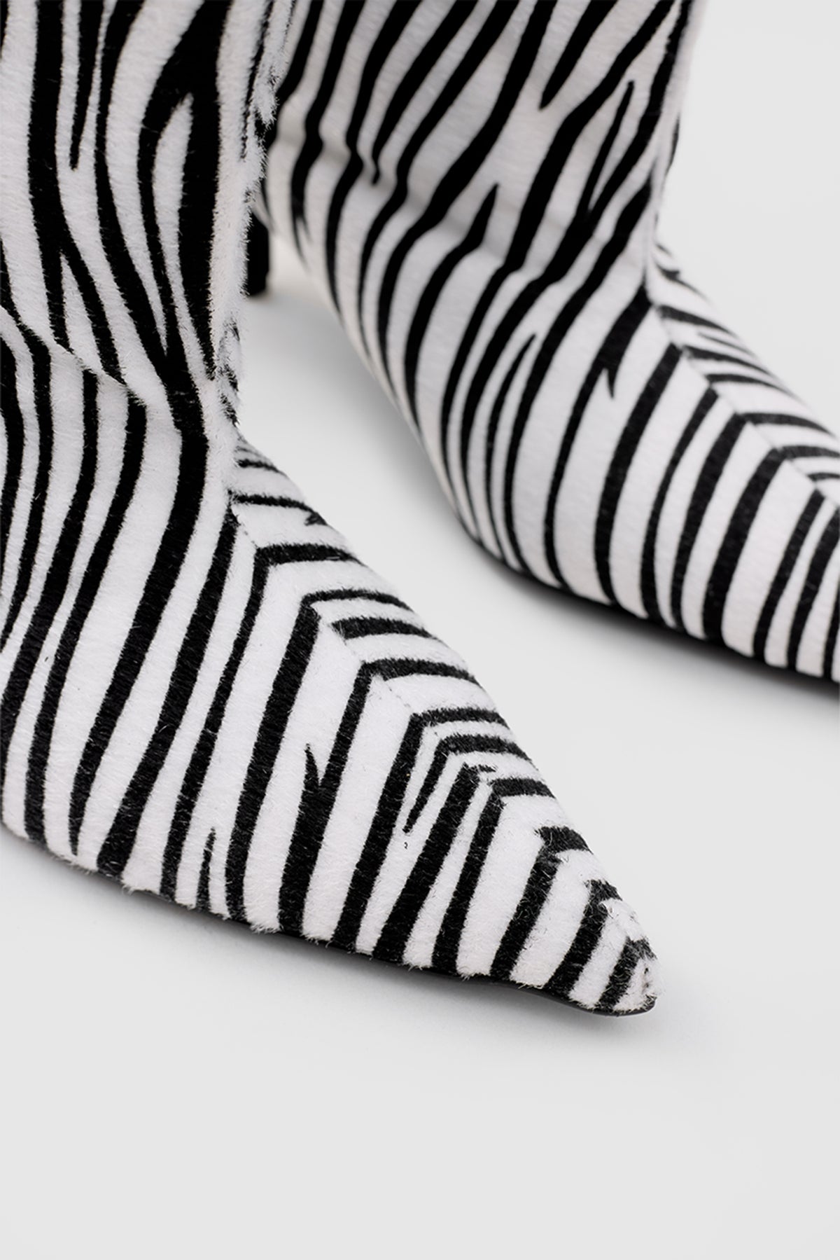 MAEVA ANKLE BOOT - Beyaz Zebra