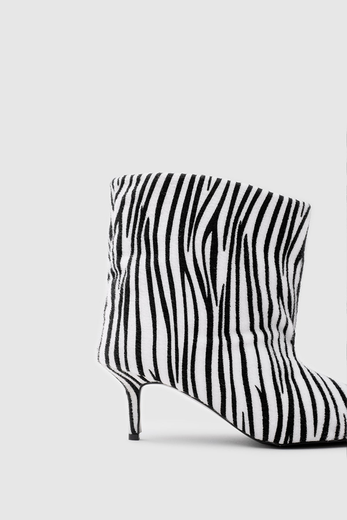 MAEVA ANKLE BOOT - Beyaz Zebra