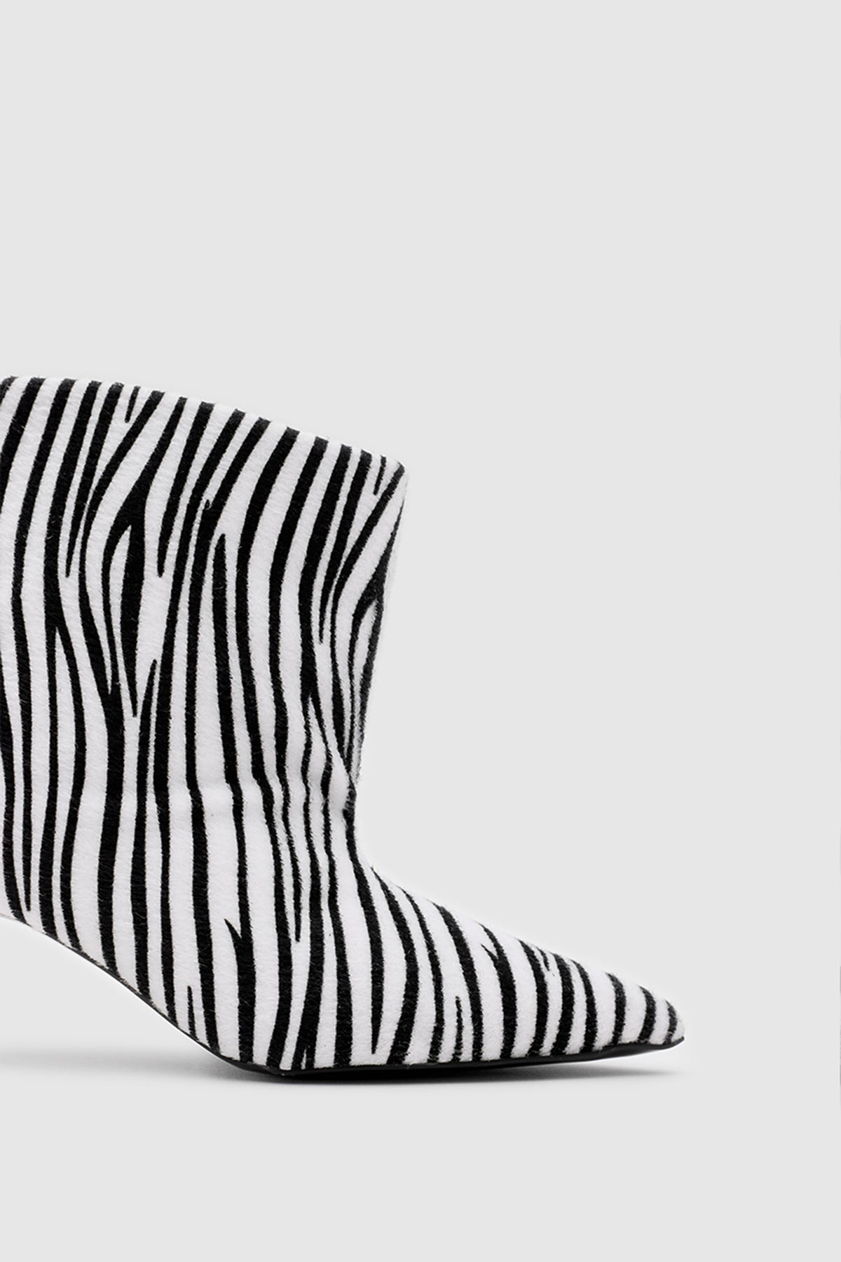 MAEVA ANKLE BOOT - Beyaz Zebra