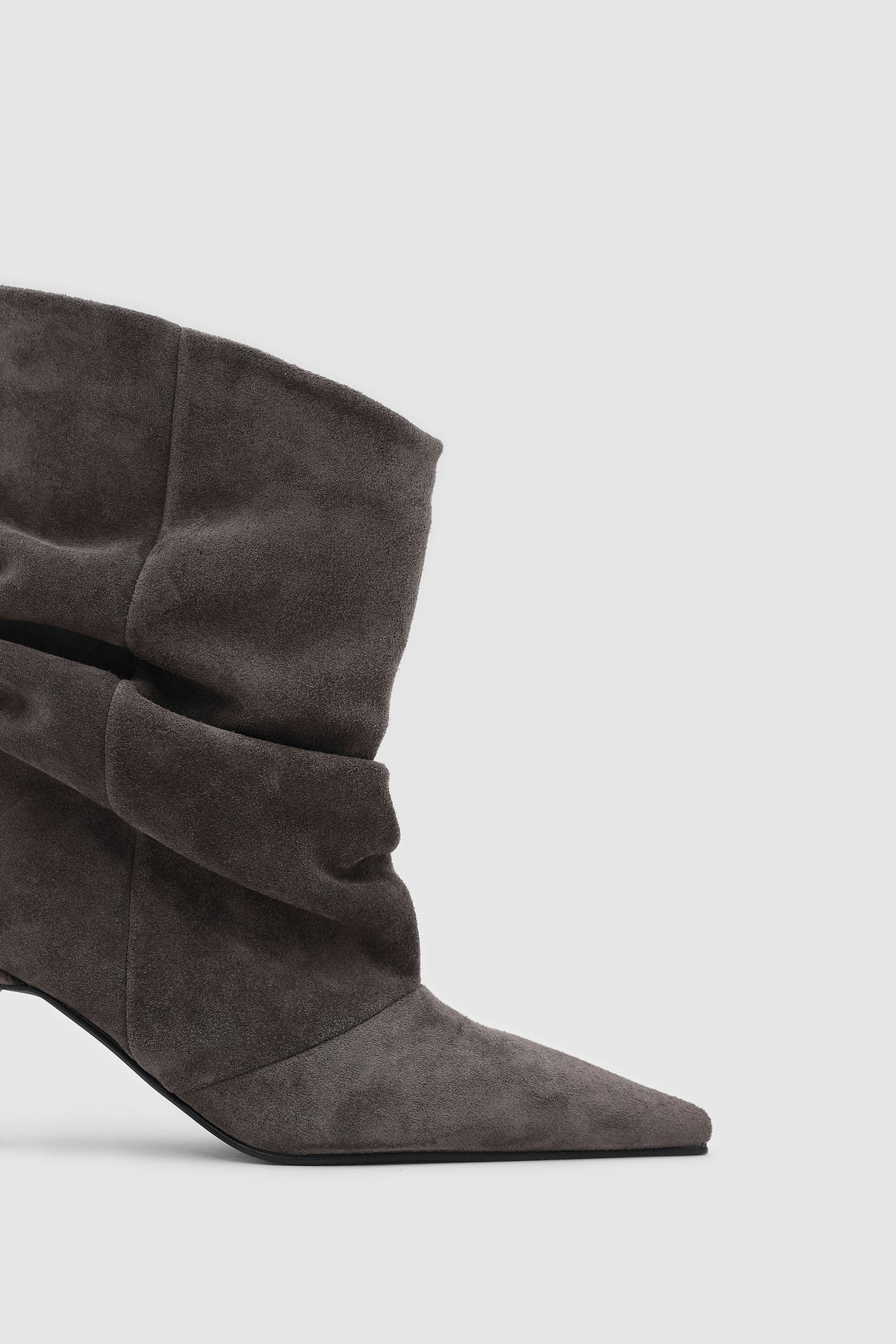 VELORA SLOUCHY BOOT - Antrasit Suet